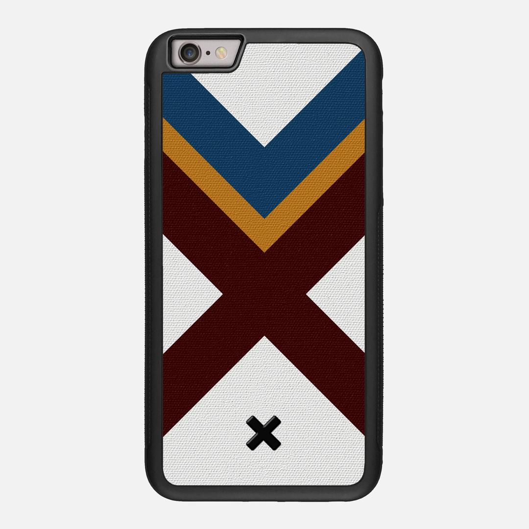 Range Case for the Apple iPhone 6S Plus featuring a UV Printed Cotton Canvas backer with the Keyway X Mark#Phone Model_iPhone 6S Plus