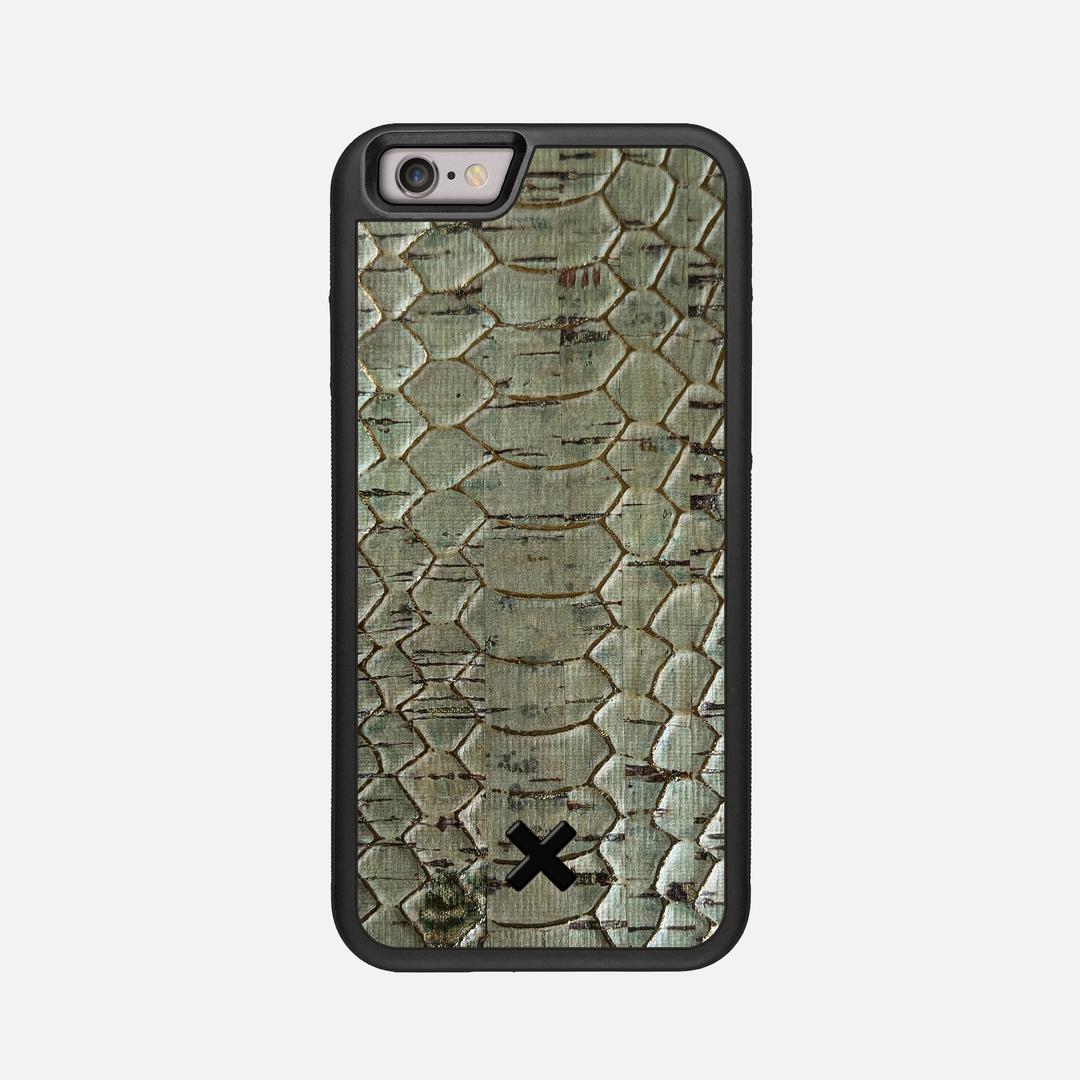 Python Cork Case for the Apple iPhone 6 featuring a Genuine Cork backer with the Keyway X Mark#Phone Model_iPhone 6