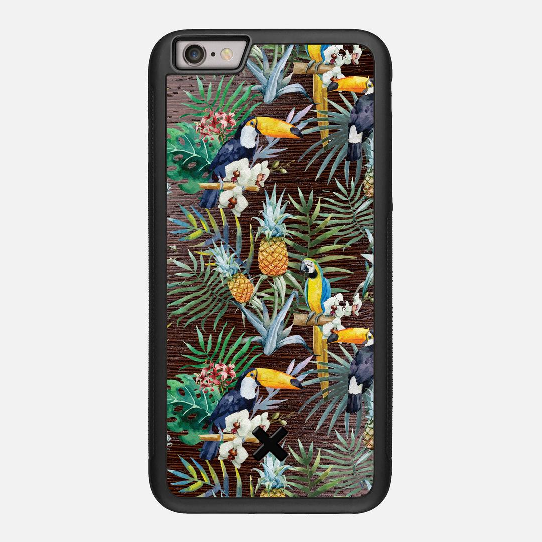 Tropic Case for the Apple iPhone 6 Plus featuring a UV Printed and Wenge Wood backer with the Keyway X Mark#Phone Model_iPhone 6 Plus