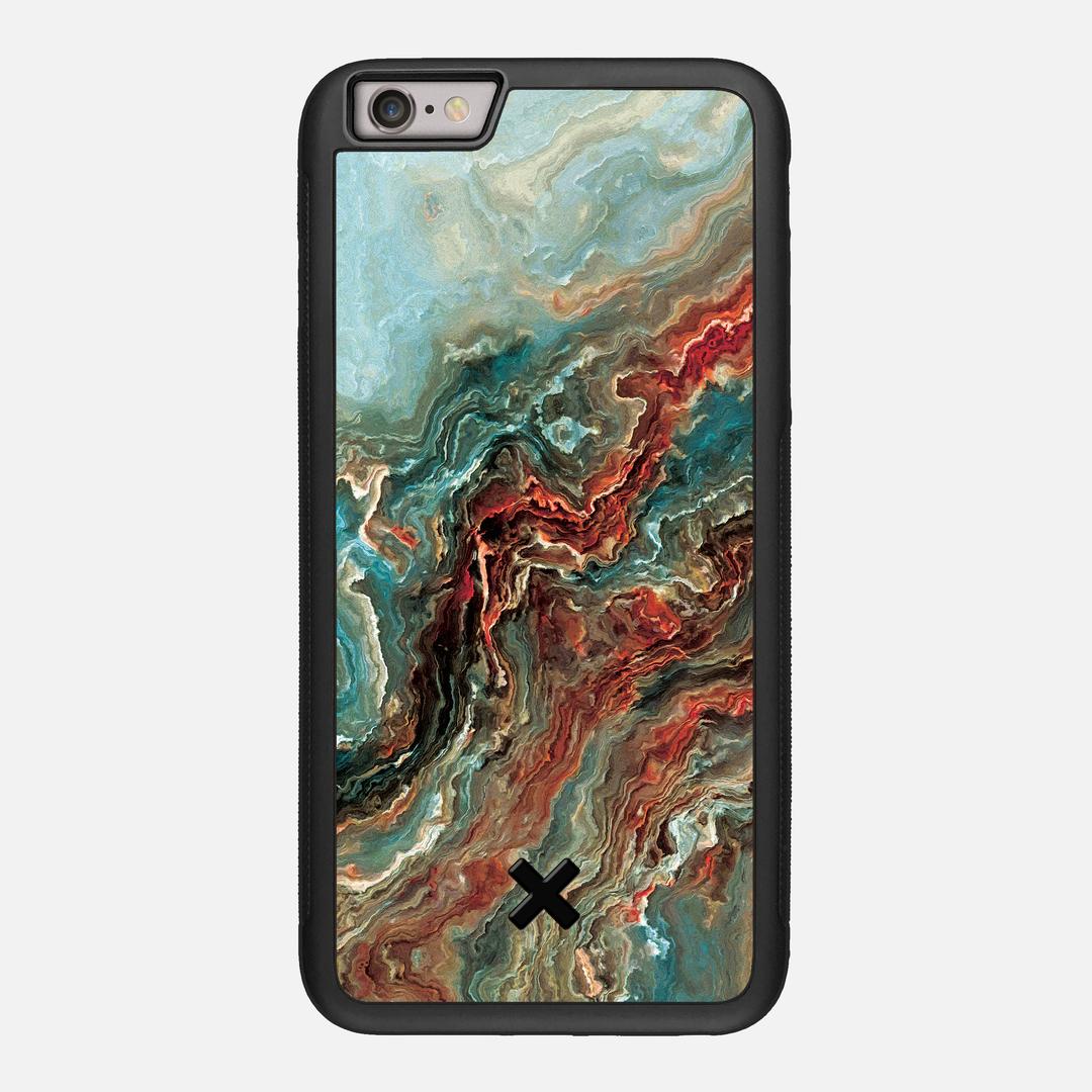 Verona Case for the Apple iPhone 6 Plus featuring a UV Printed Wenge Wood backer with the Keyway X Mark#Phone Model_iPhone 6 Plus
