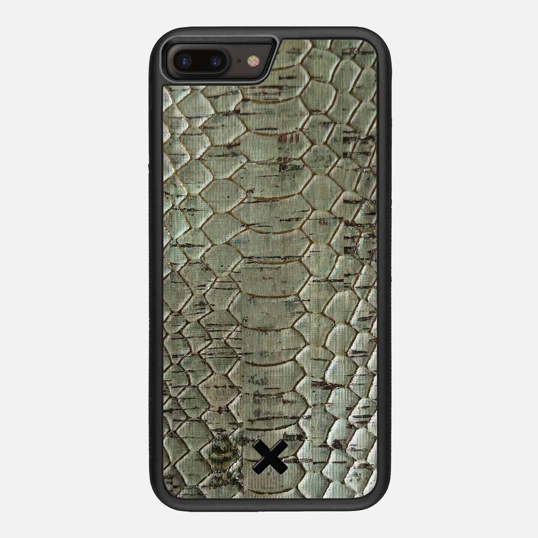 Python Cork Case for the Apple iPhone 7 Plus featuring a Genuine Cork backer with the Keyway X Mark#Phone Model_iPhone 7 Plus
