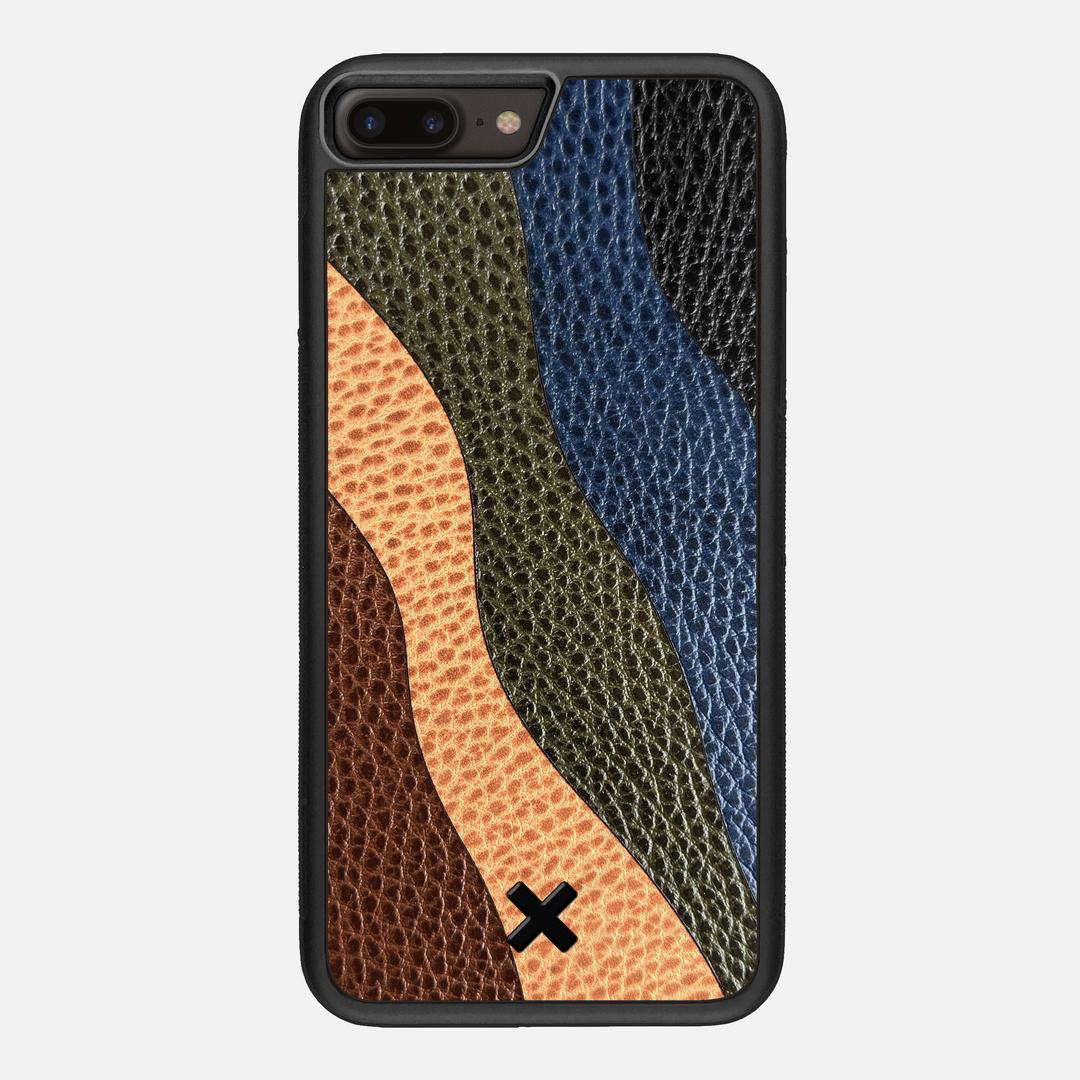 Sable Leather Case for the Apple iPhone 8 Plus featuring a Genuine Leather backer with the Keyway X Mark#Phone Model_iPhone 8 Plus