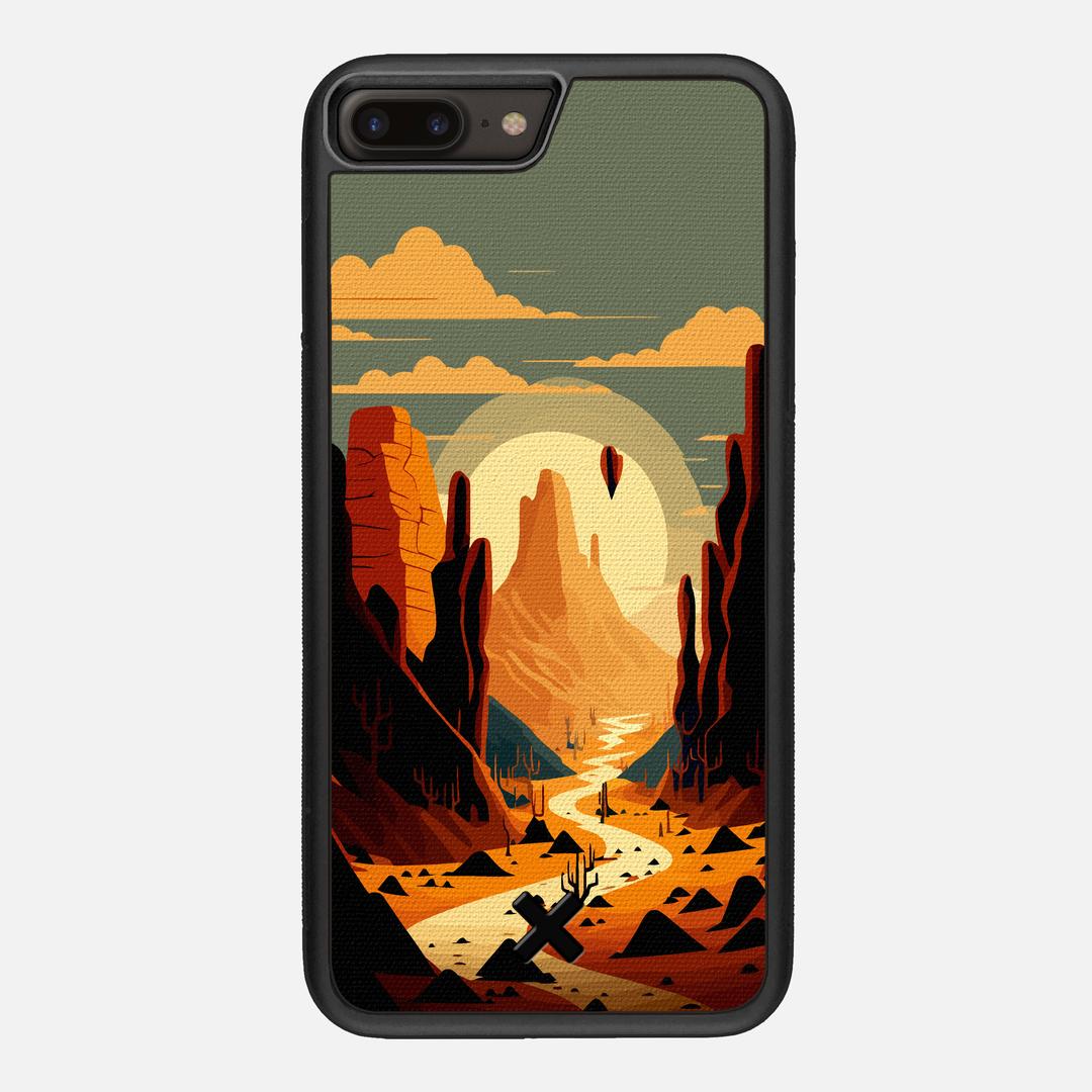 Terra Case for the Apple iPhone 8 Plus featuring a UV Printed Cotton Canvas backer with the Keyway X Mark#Phone Model_iPhone 8 Plus