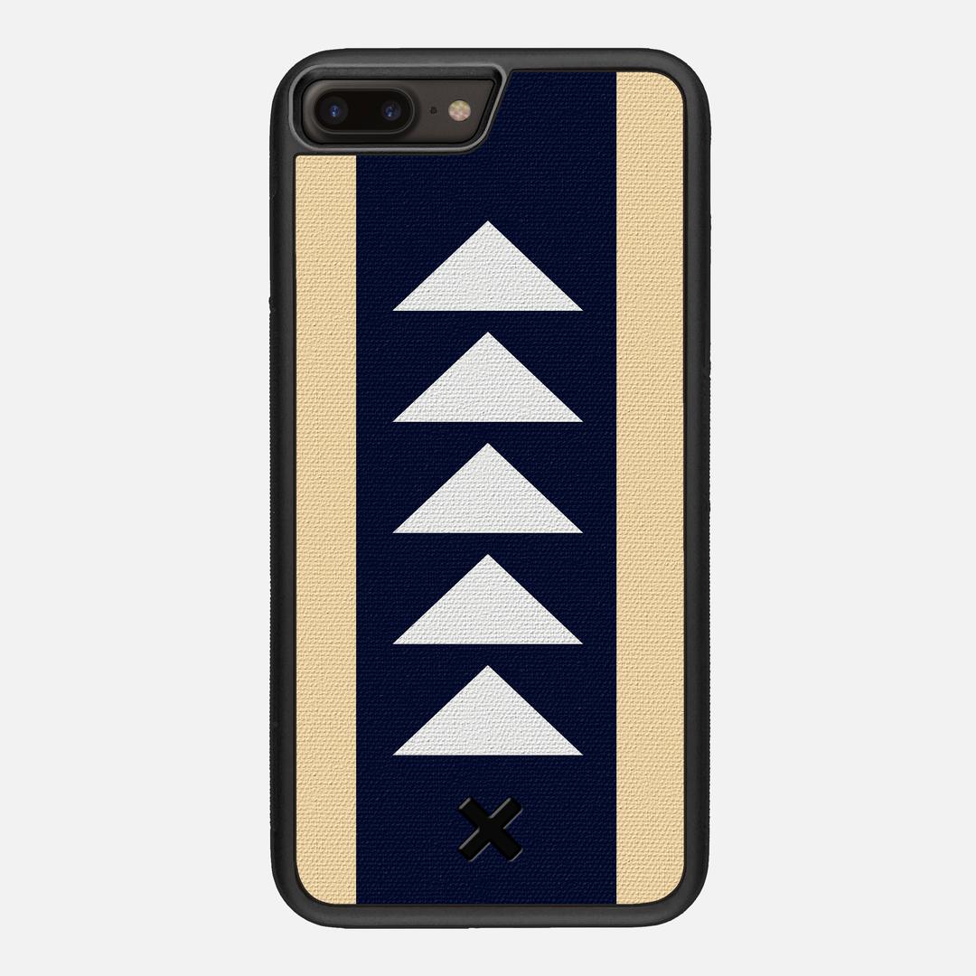 Track Case for the Apple iPhone 8 Plus featuring a UV Printed Cotton Canvas backer with the Keyway X Mark#Phone Model_iPhone 8 Plus