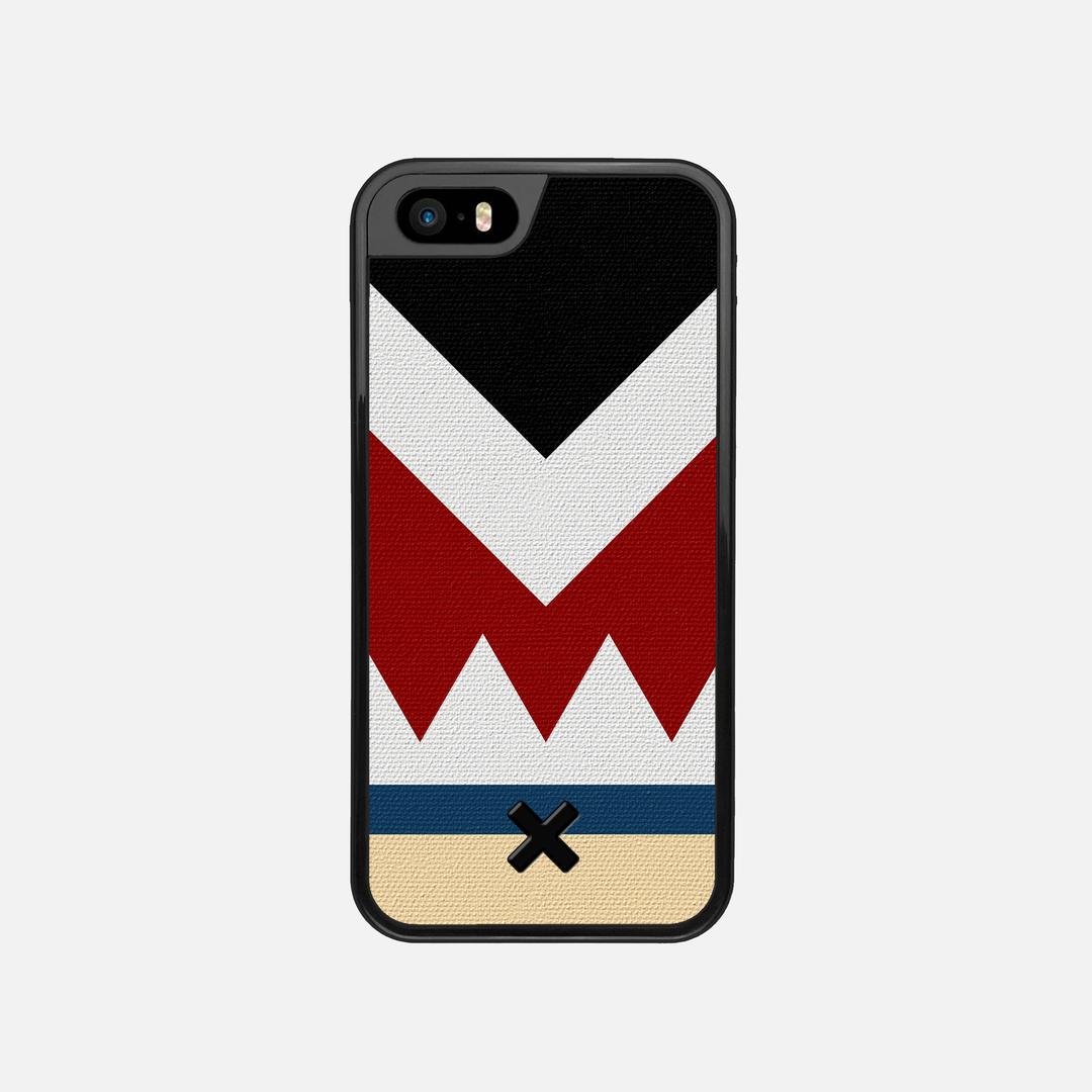 Cove Case for the Apple iPhone SE (2016) featuring a UV Printed Cotton Canvas backer with the Keyway X Mark#Phone Model_iPhone SE (2016)