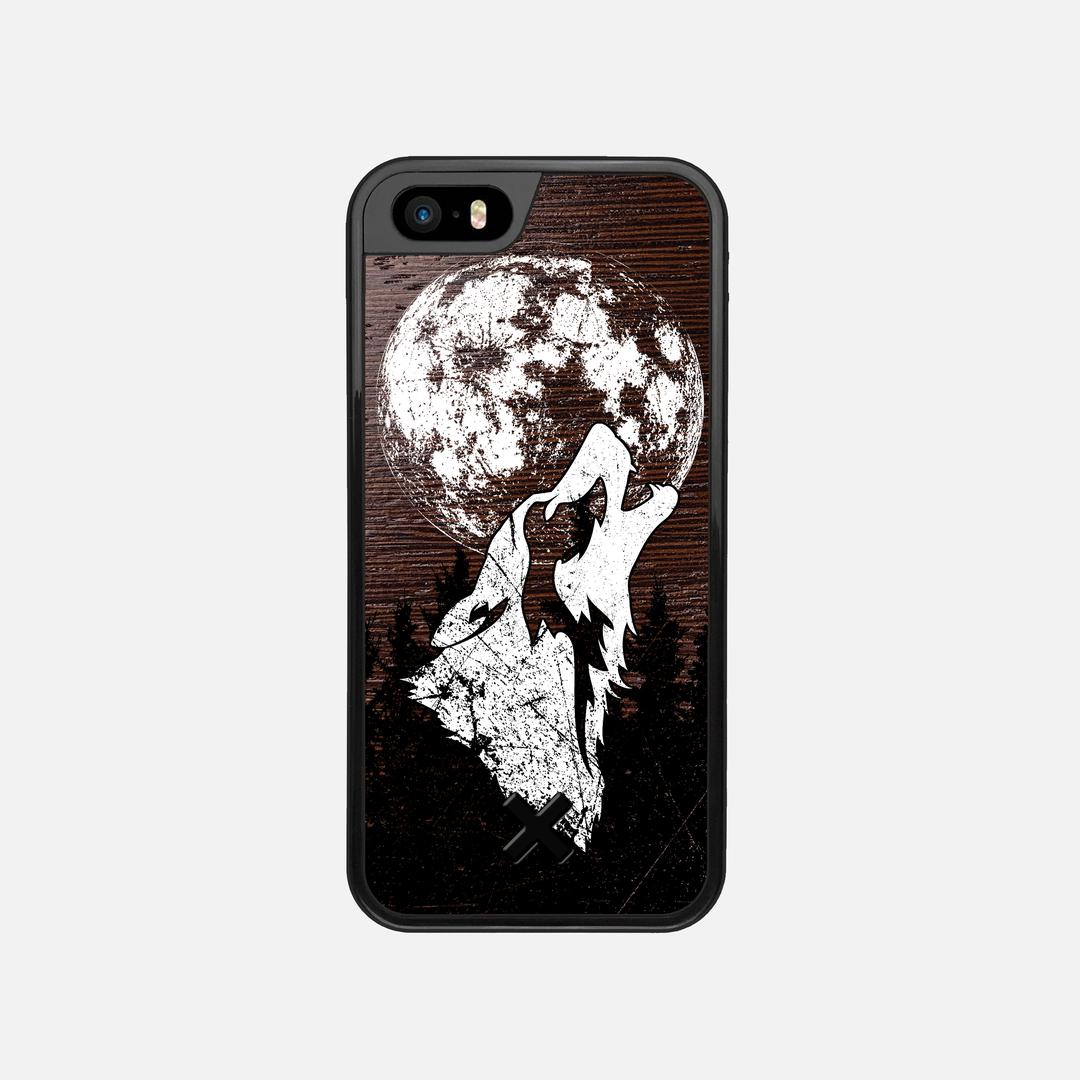Howl Case for the Apple iPhone SE (2016) featuring a UV Printed Wenge Wood backer with the Keyway X Mark#Phone Model_iPhone SE (2016)