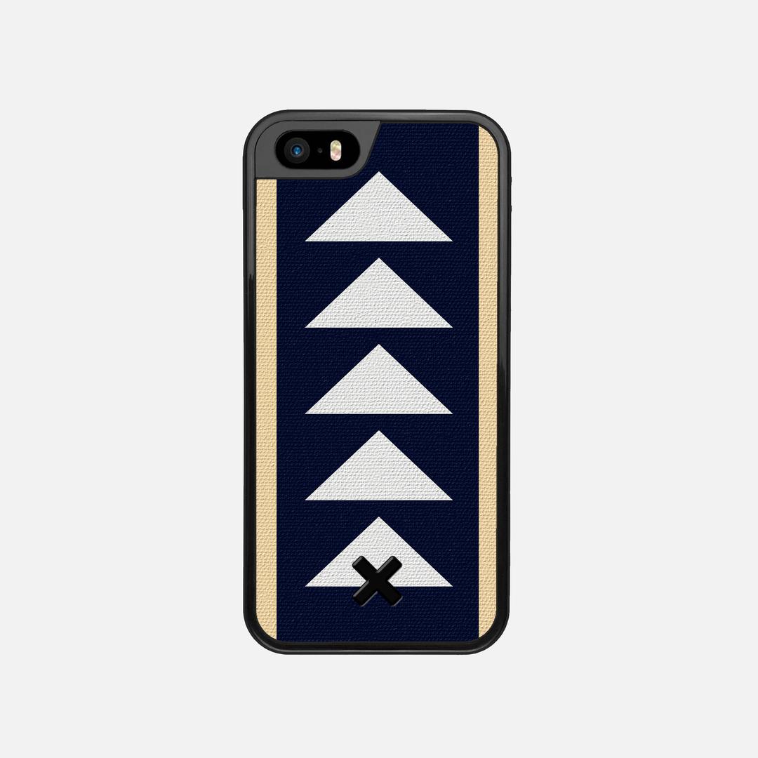 Track Case for the Apple iPhone SE (2016) featuring a UV Printed Cotton Canvas backer with the Keyway X Mark#Phone Model_iPhone SE (2016)