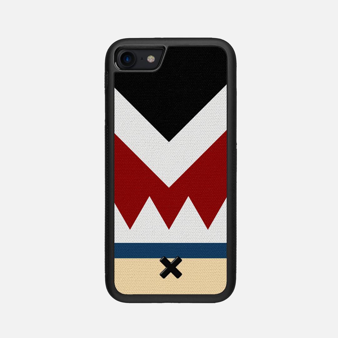 Cove Case for the Apple iPhone SE (2022) featuring a UV Printed Cotton Canvas backer with the Keyway X Mark#Phone Model_iPhone SE (2022)