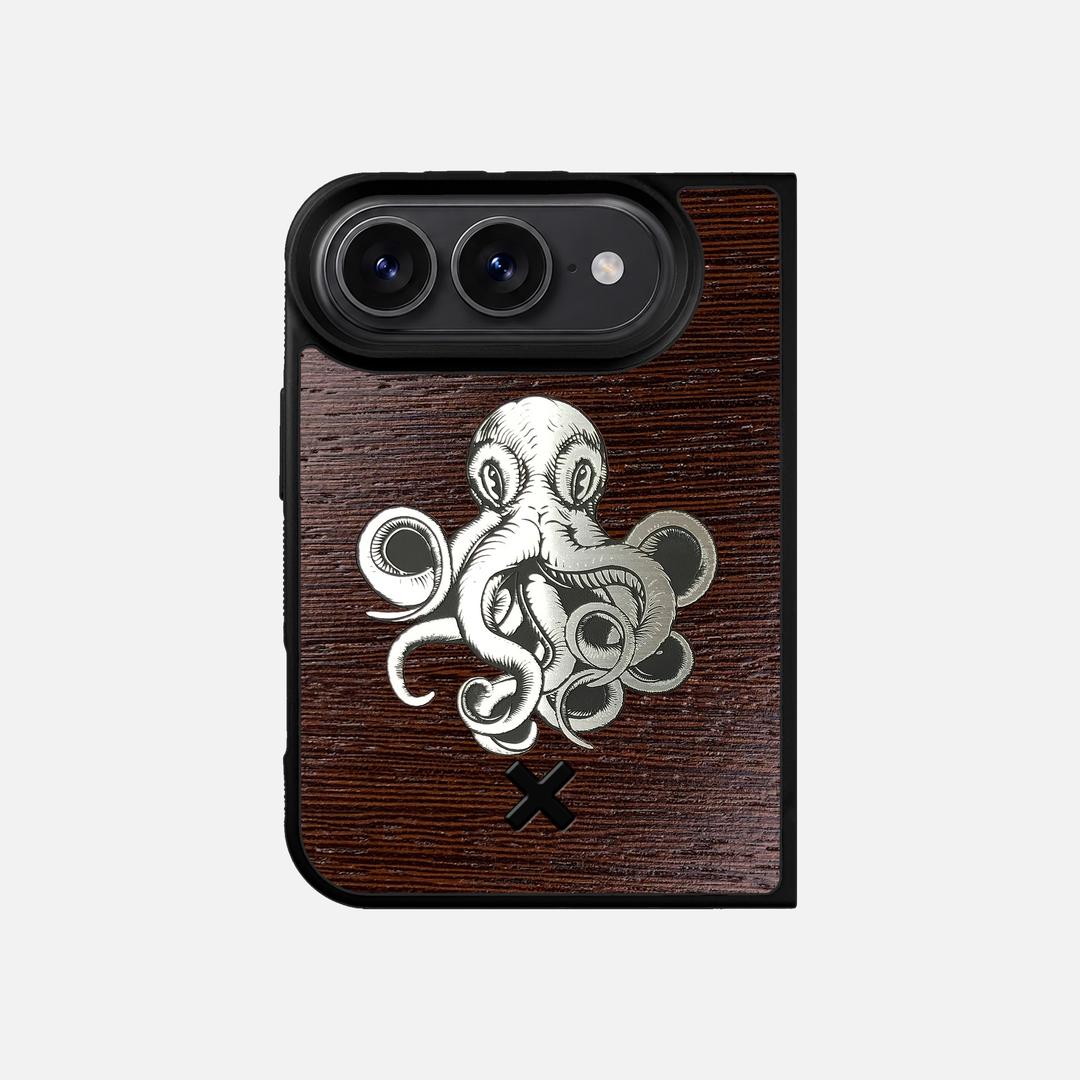 Prize Kraken - Wood & Silver Phone Case