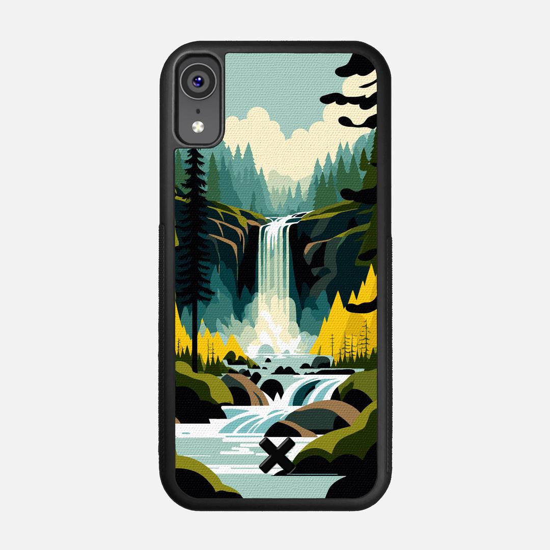 Cascade Case for the Apple iPhone XR featuring a UV Printed Cotton Canvas backer with the Keyway X Mark#Phone Model_iPhone XR