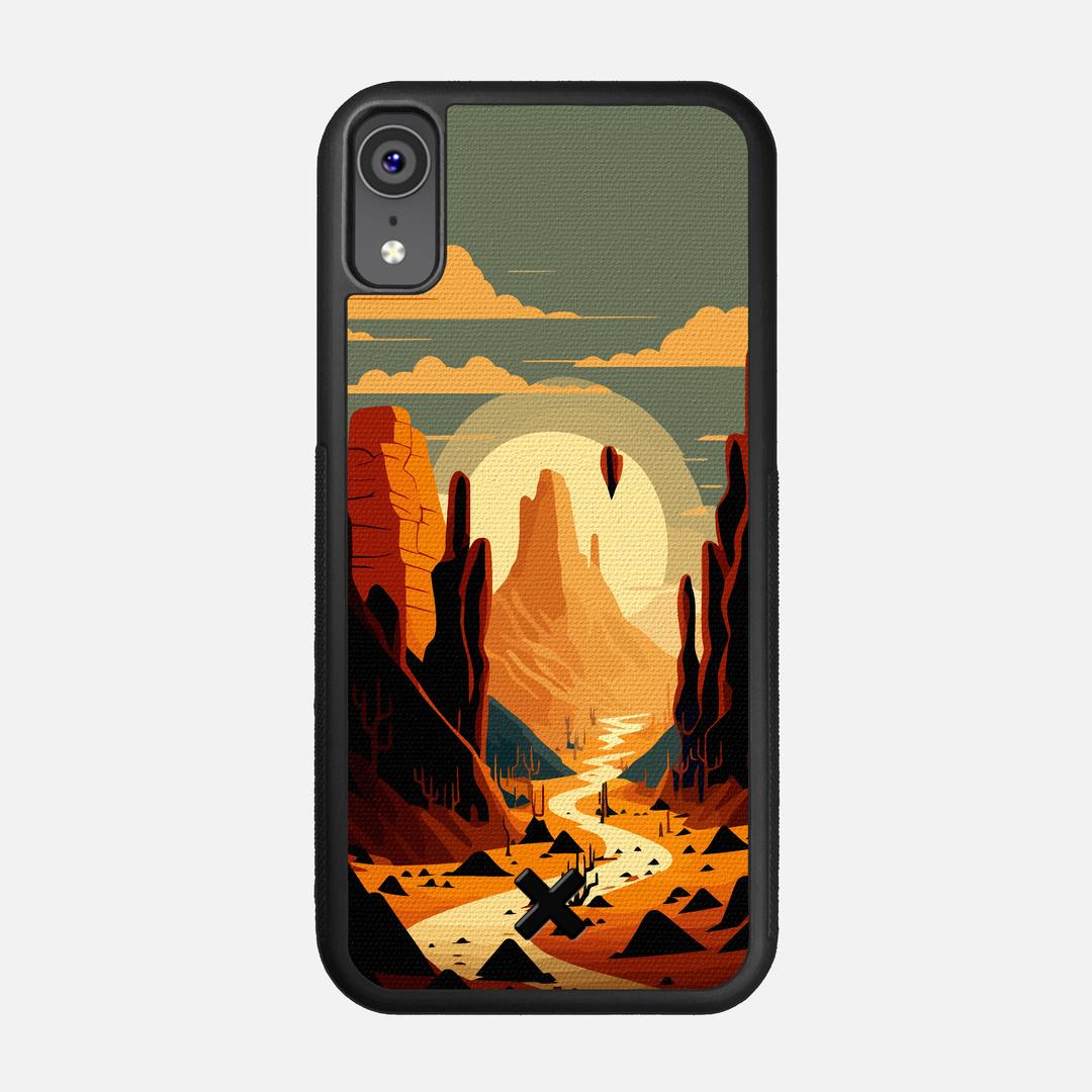 Terra Case for the Apple iPhone XR featuring a UV Printed Cotton Canvas backer with the Keyway X Mark#Phone Model_iPhone XR