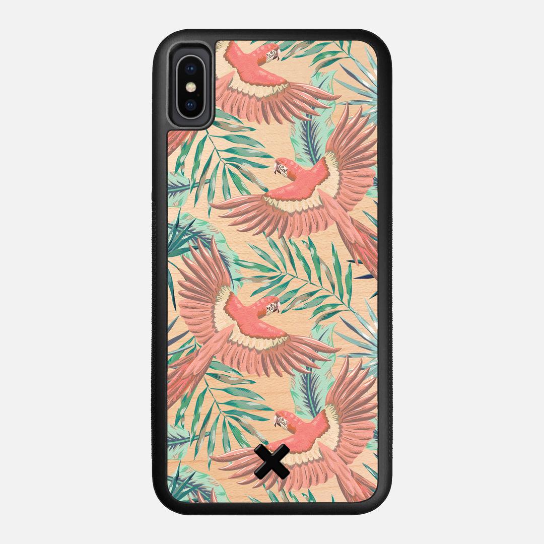 Paradise Case for the Apple iPhone XS Max featuring a UV Printed Maple Wood backer with the Keyway X Mark#Phone Model_iPhone XS Max