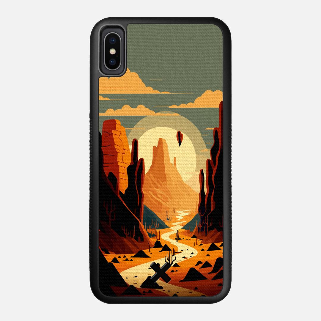 Terra Case for the Apple iPhone XS Max featuring a UV Printed Cotton Canvas backer with the Keyway X Mark#Phone Model_iPhone XS Max