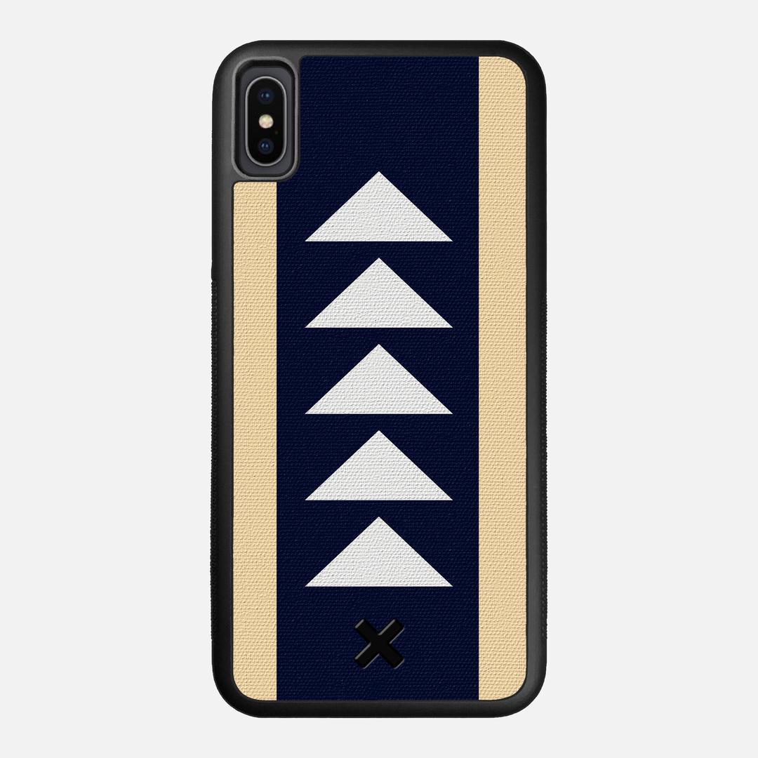 Track Case for the Apple iPhone XS Max featuring a UV Printed Cotton Canvas backer with the Keyway X Mark#Phone Model_iPhone XS Max
