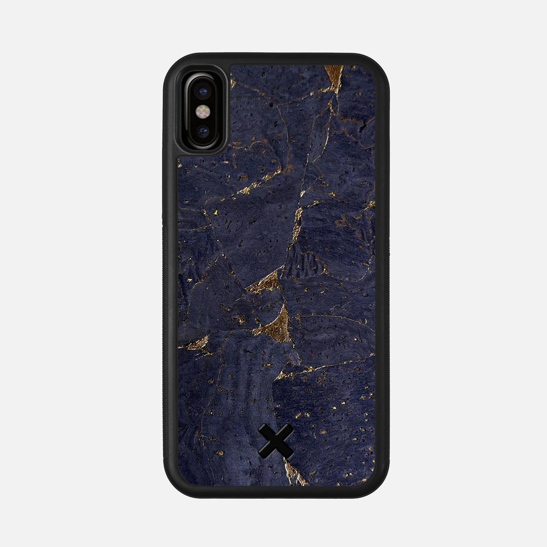 Quartz Cork Case for the Apple iPhone X featuring a Genuine Cork backer with the Keyway X Mark#Phone Model_iPhone X