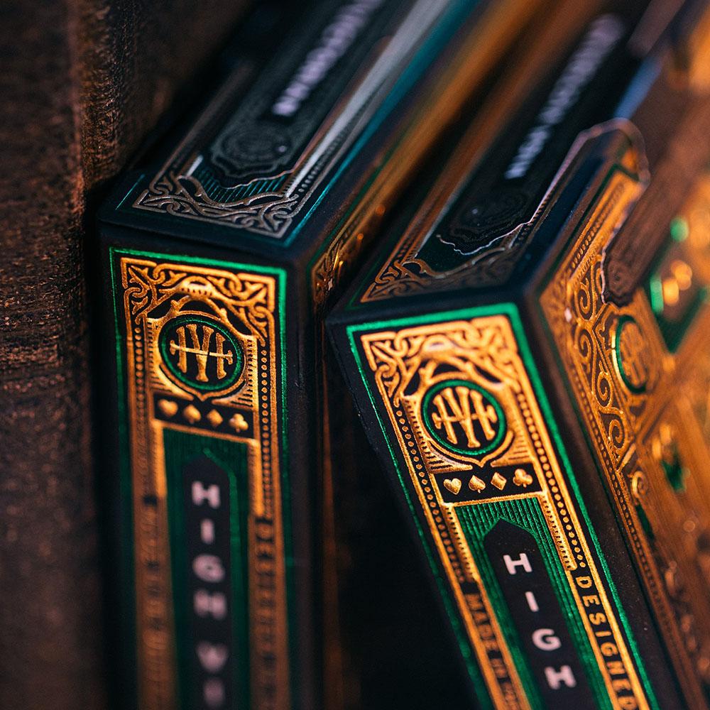 KEYWAY | Theory 11 - High Victorian Premium Playing Cards Macro shot of Embossing
