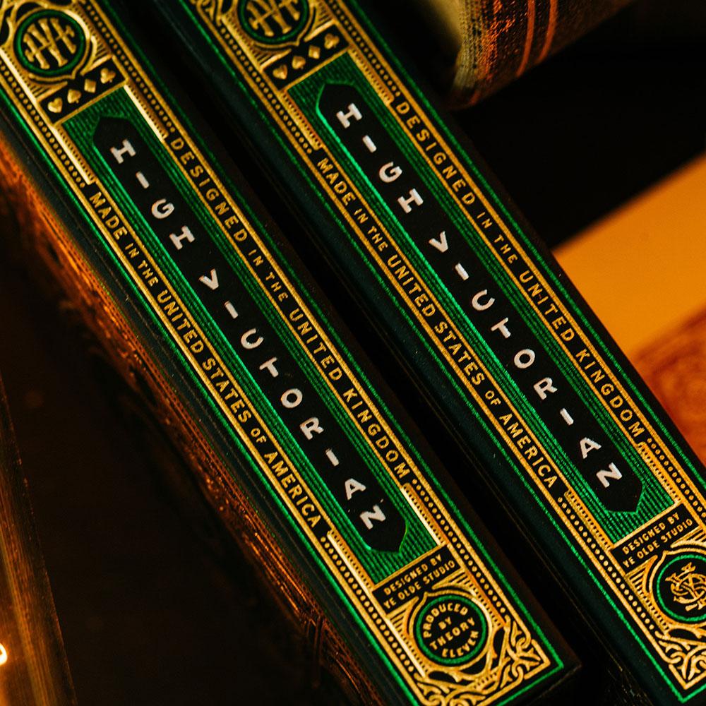 KEYWAY | Theory 11 - High Victorian Premium Playing Cards Box Sides close up