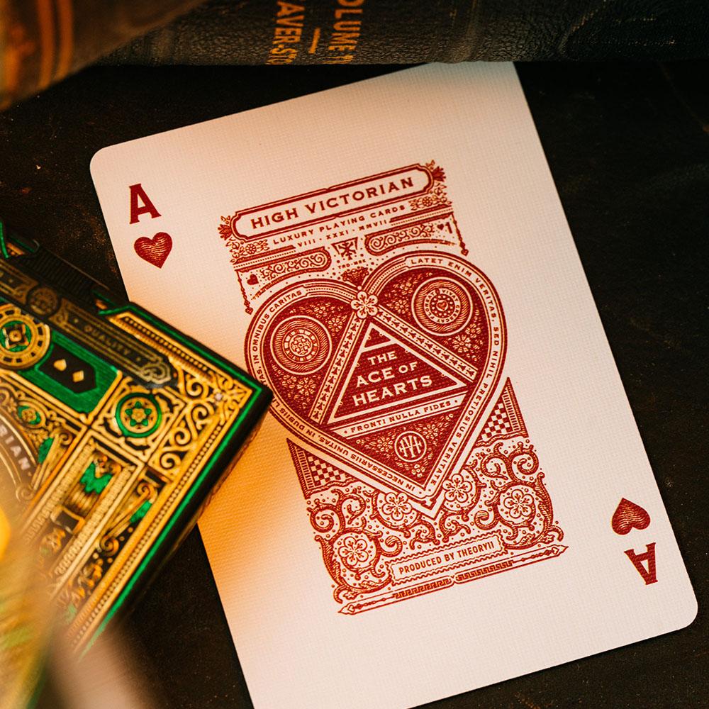 KEYWAY | Theory 11 - High Victorian Premium Playing Cards Unique Ace of Hearts