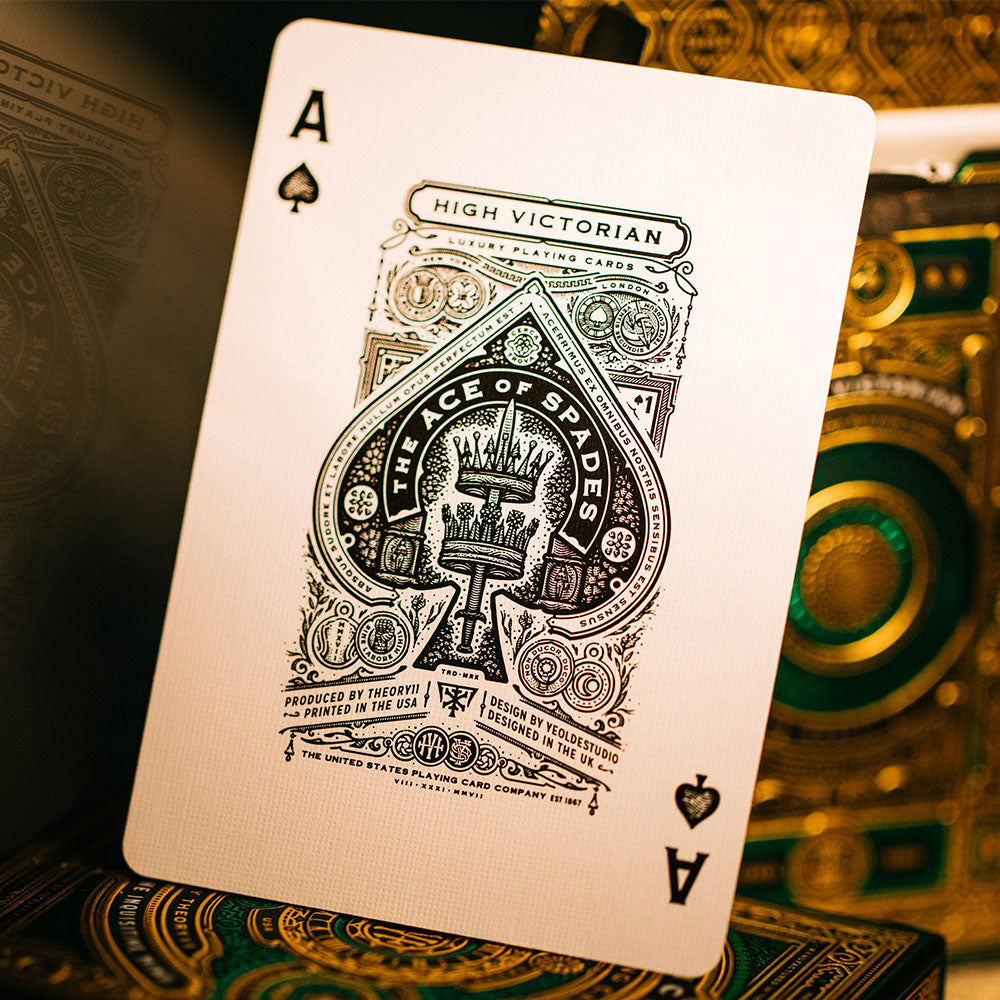 KEYWAY | Theory 11 - High Victorian Premium Playing Cards Unique Ace of Spades