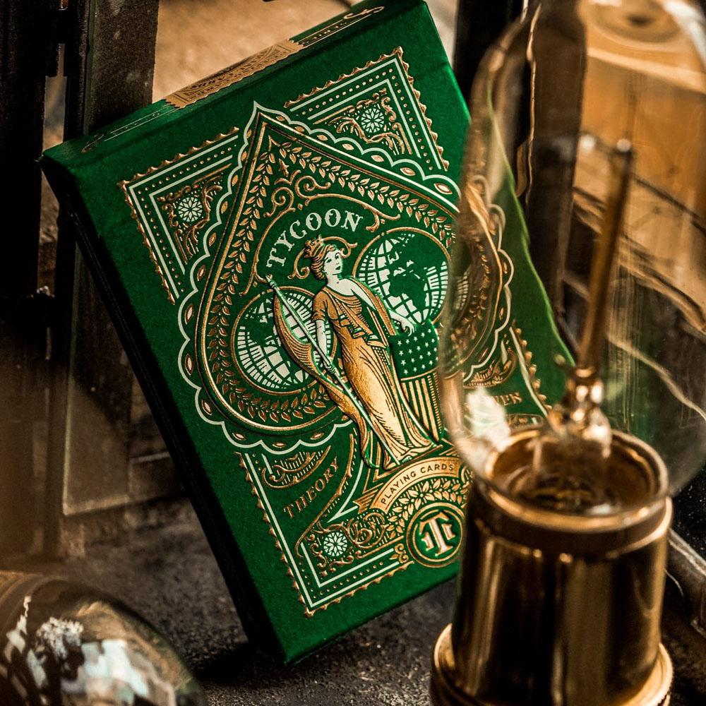 KEYWAY | Theory 11 - Green Tycoon Premium Playing Cards detailed front box Print