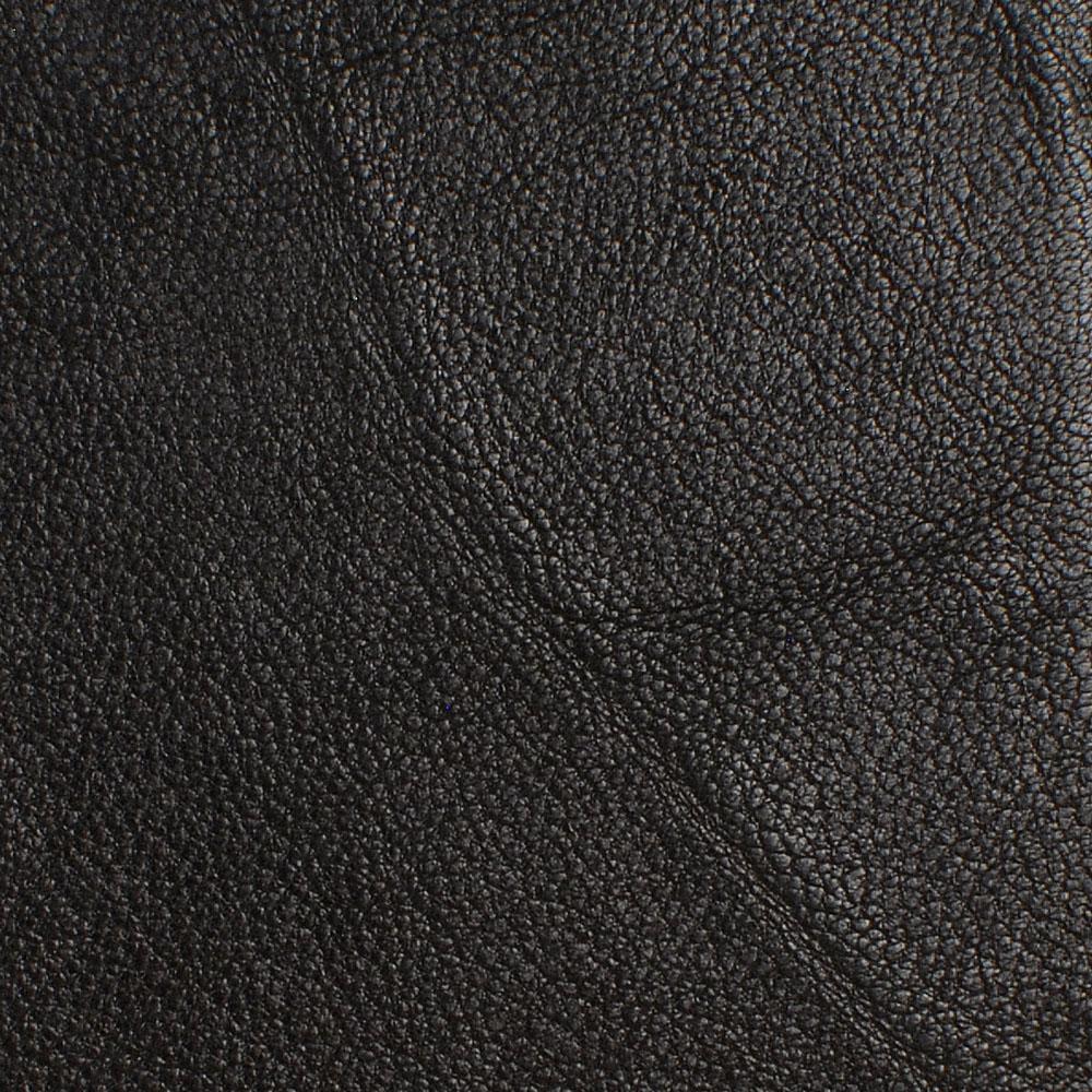Zoomed in detailed shot of the Blank Black Leather Galaxy S8+ Case by Keyway Designs