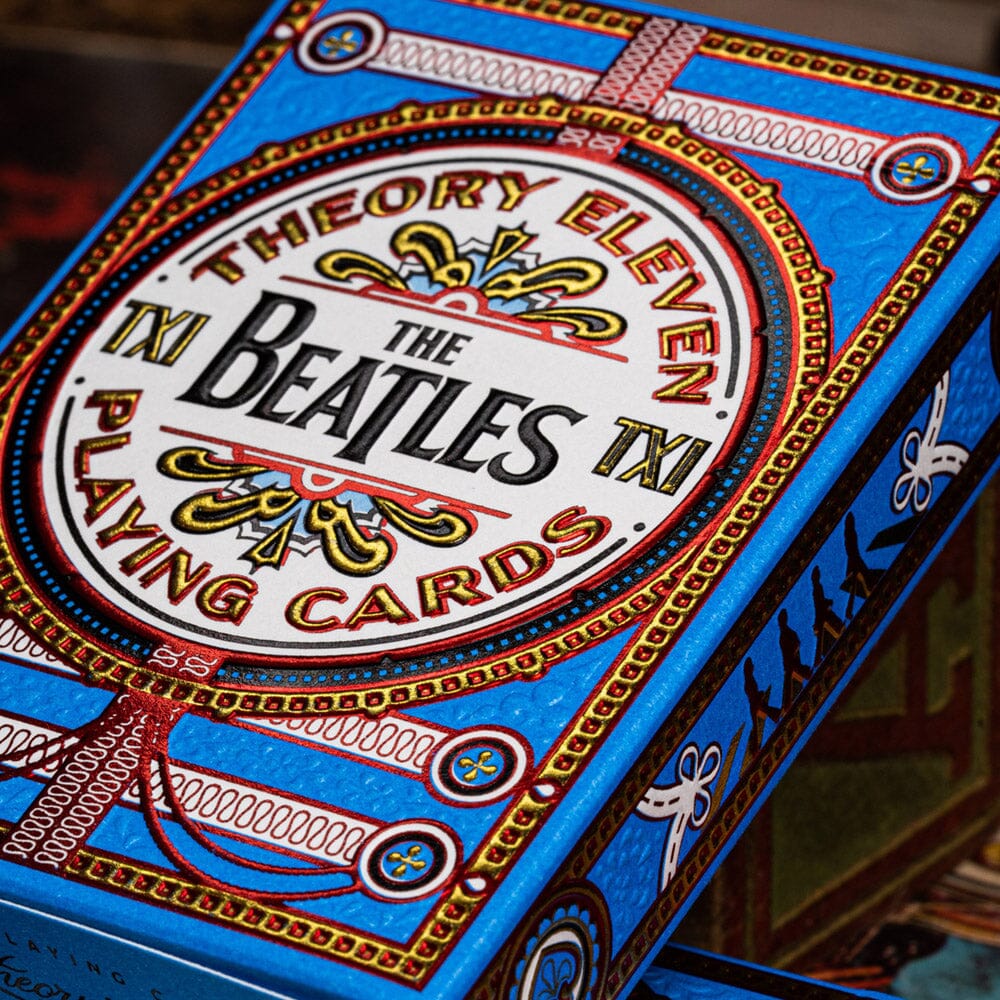 KEYWAY | Theory 11 - The Beatles Blue Premium Playing Cards Detailed Front Print