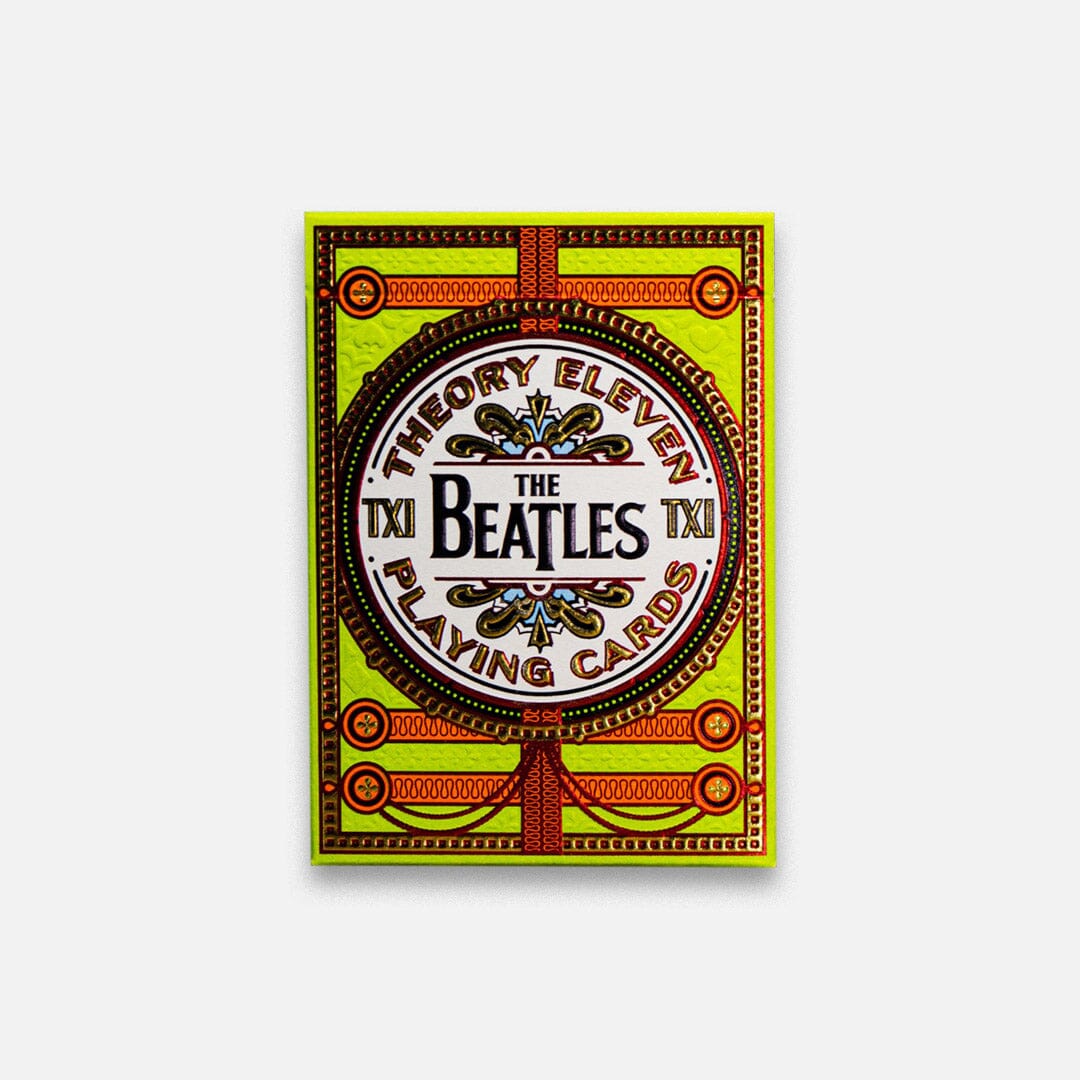 KEYWAY | Theory 11 - The Beatles Green Premium Playing Cards Flat Front View