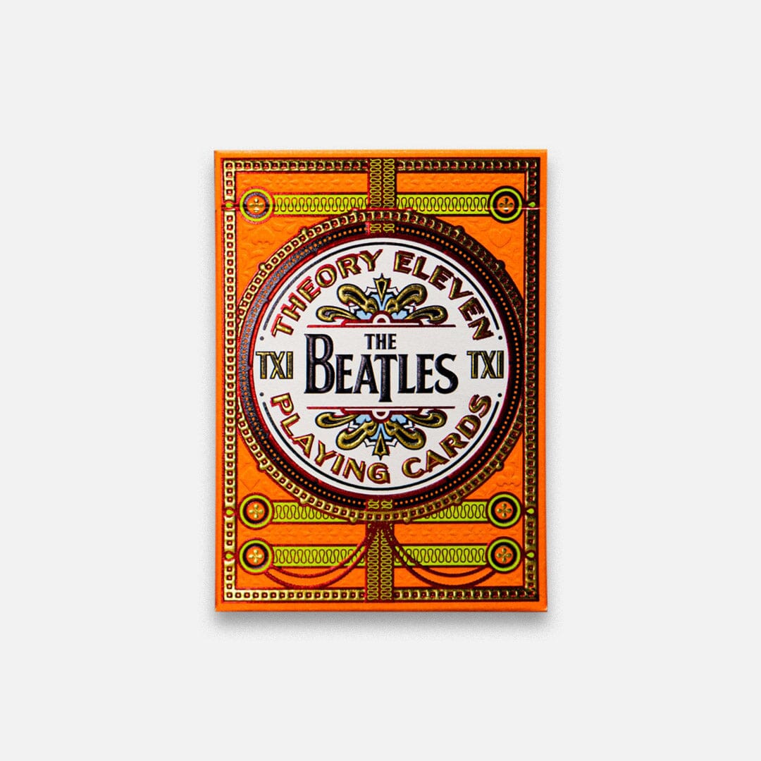 KEYWAY | Theory 11 - The Beatles Orange Premium Playing Cards Flat Front View