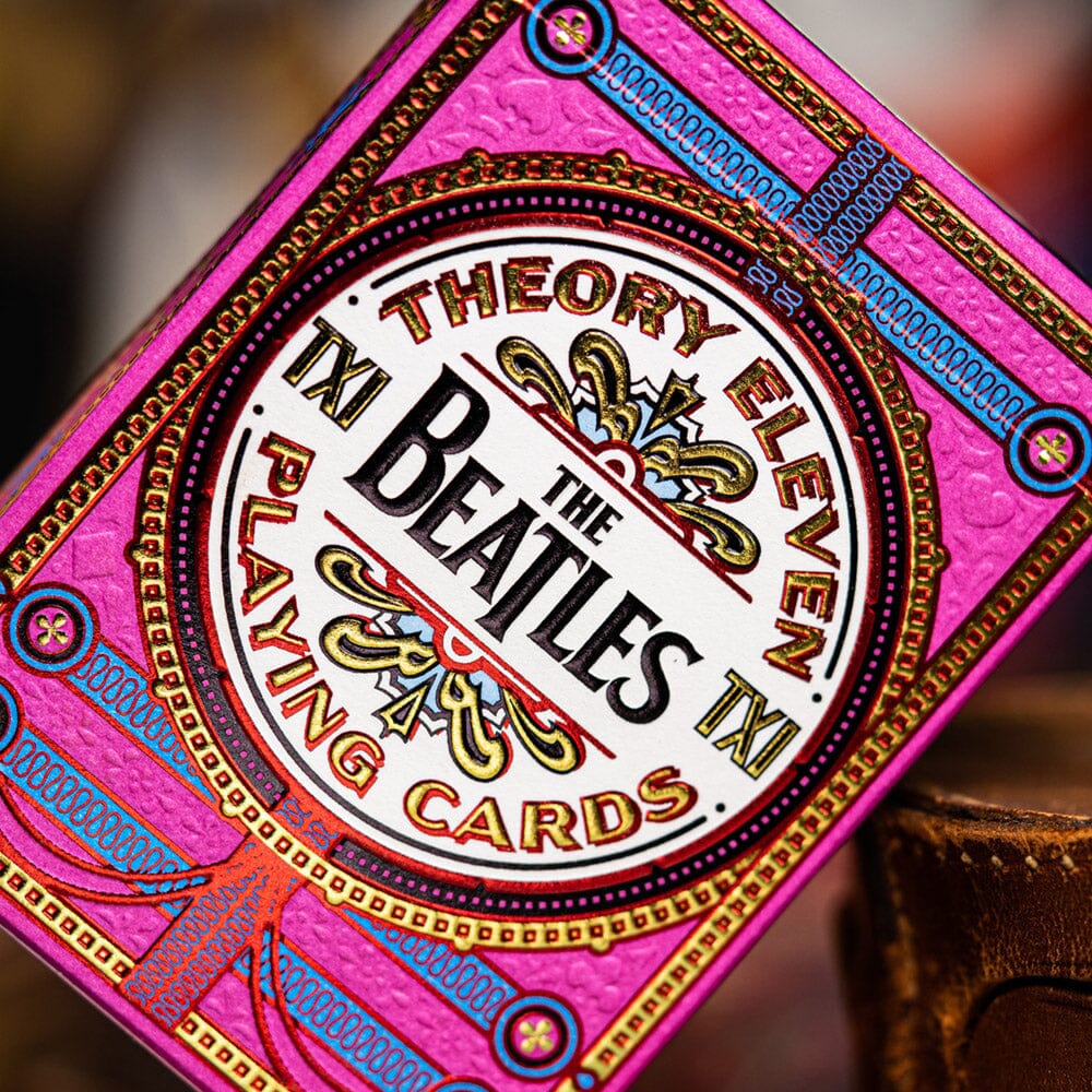KEYWAY | Theory 11 - The Beatles Pink Premium Playing Cards Detailed Front Print