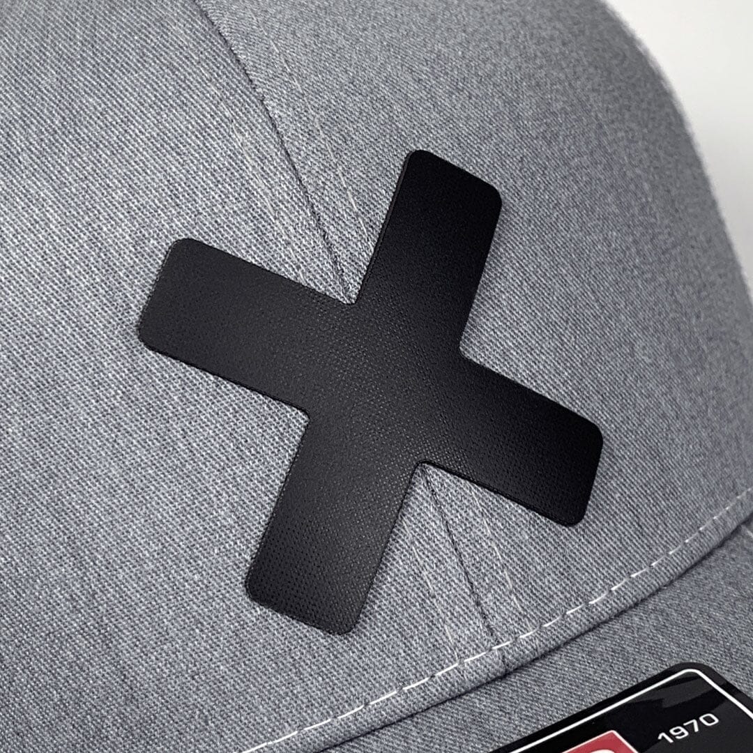 X-Mark Snapback, Black on Grey