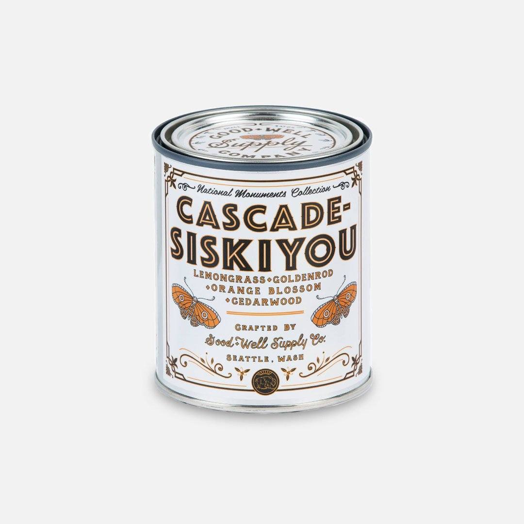 Keyway brings The Cascade-Siskiyou National Monument Candle from Good & Well Supply Co.