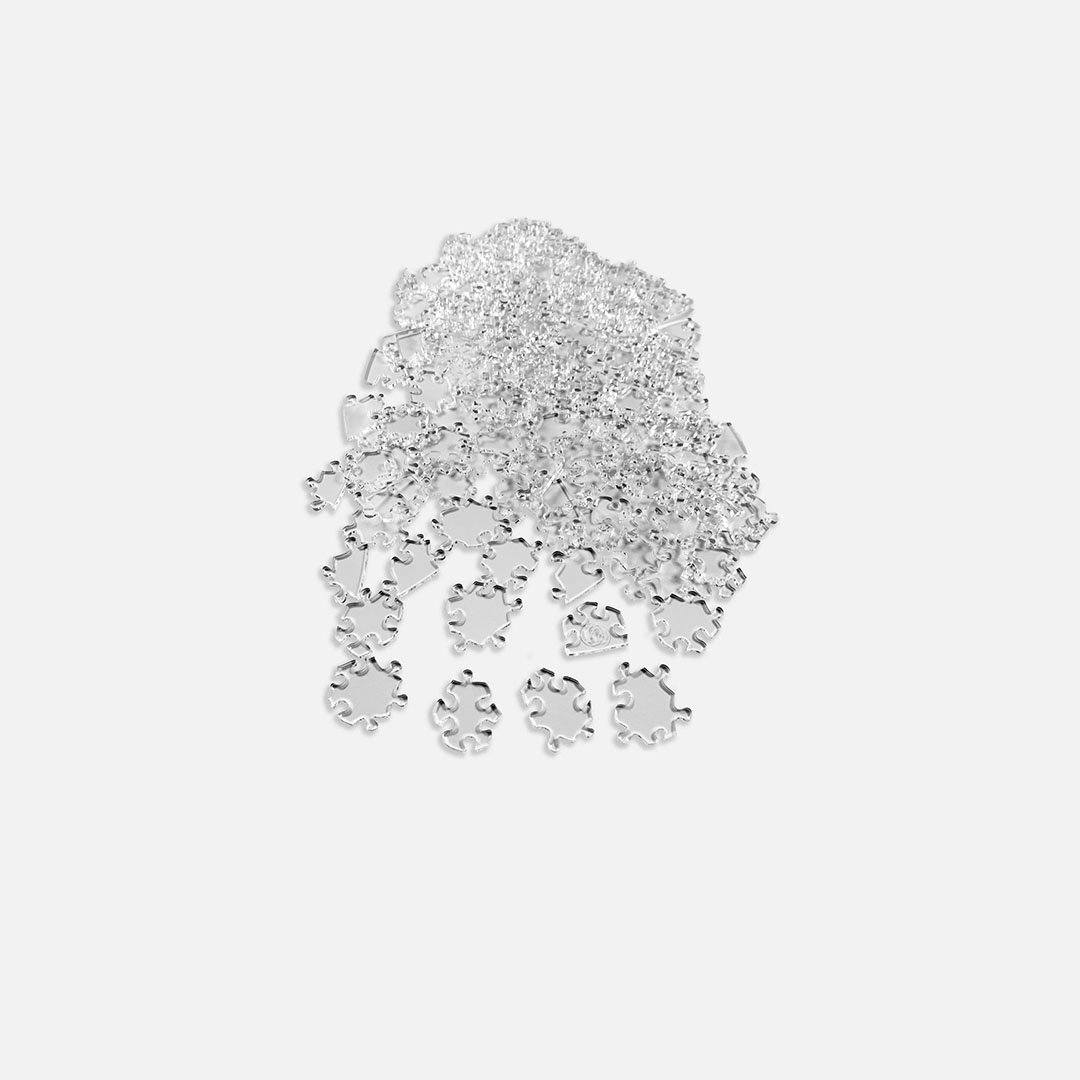 Clear Puzzle Challenge White Plastic Puzzles Clear Plastic Contemporary ...