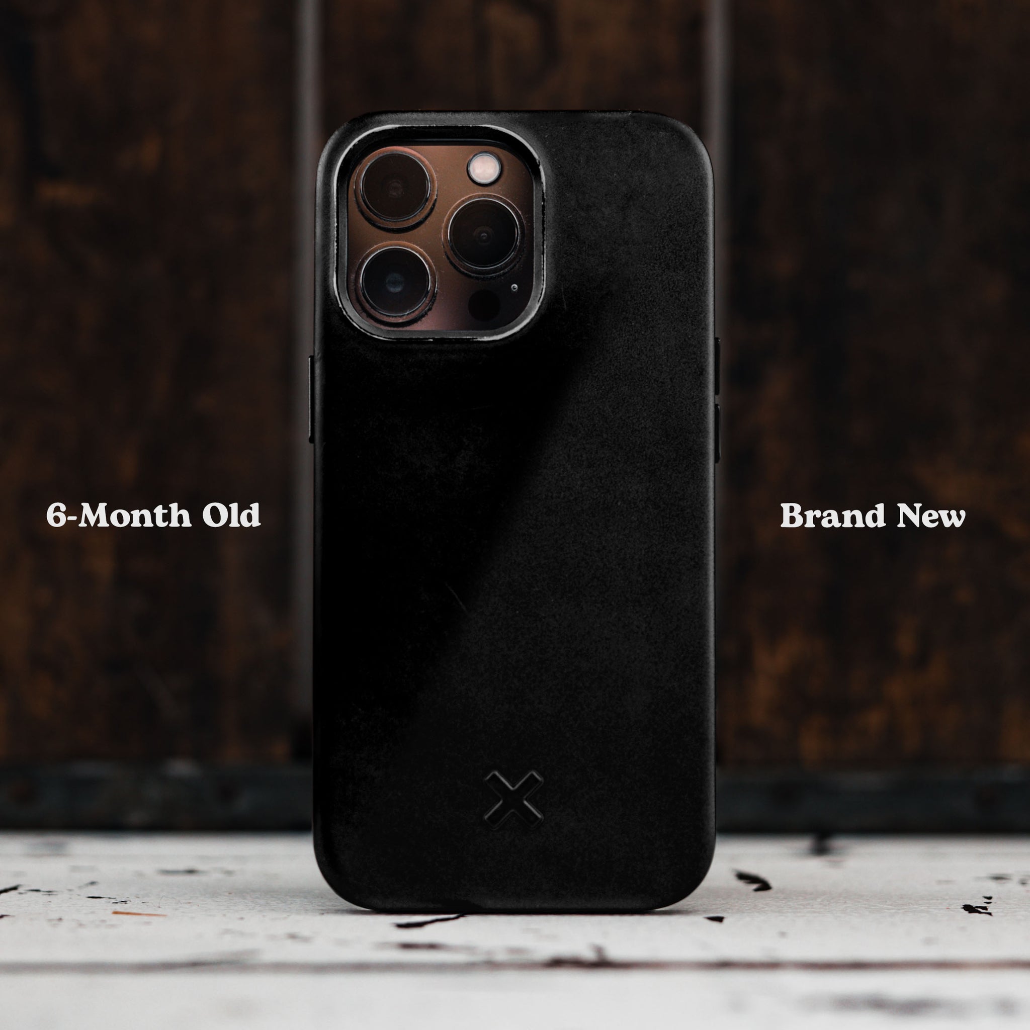 Full Leather Case - Charcoal - iPhone 13 Mini
