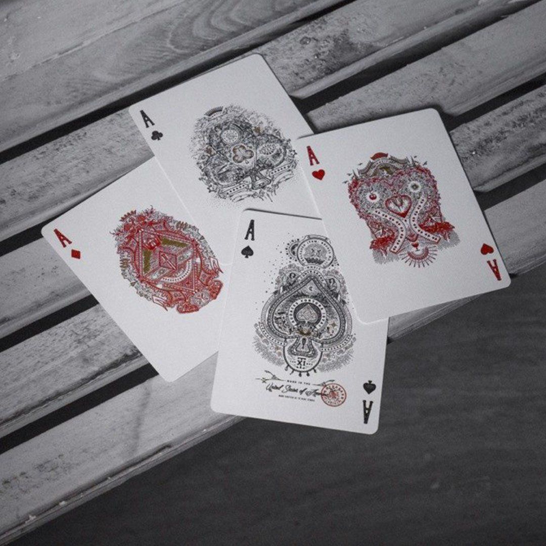 KEYWAY | Theory 11 - Contraband Premium Playing Cards Unique Ace Designs
