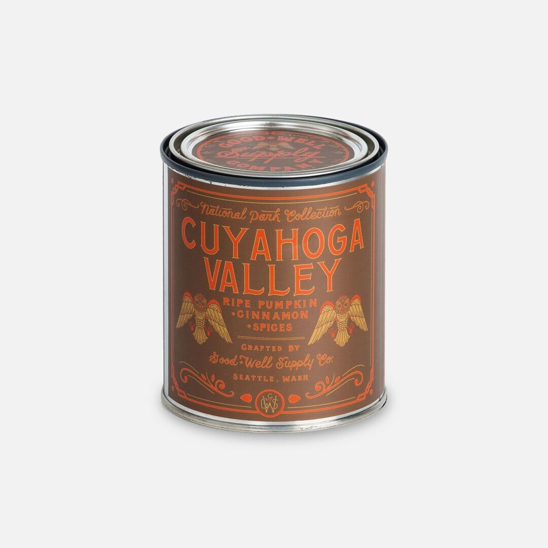 Keyway brings The Cuyahoga Valley Coffee Candle from Good & Well Supply Co.'s National Parks Collection