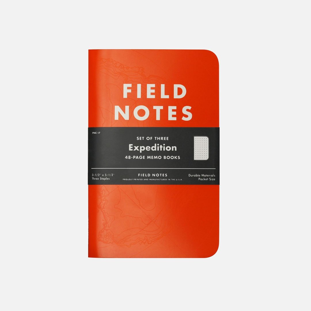 Field Notes - Expedition, USA Made Pocket Notebook, Front View