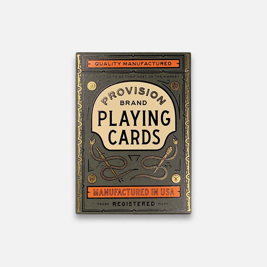 KEYWAY | Theory 11 - Provision Premium Playing Cards Flat Front View