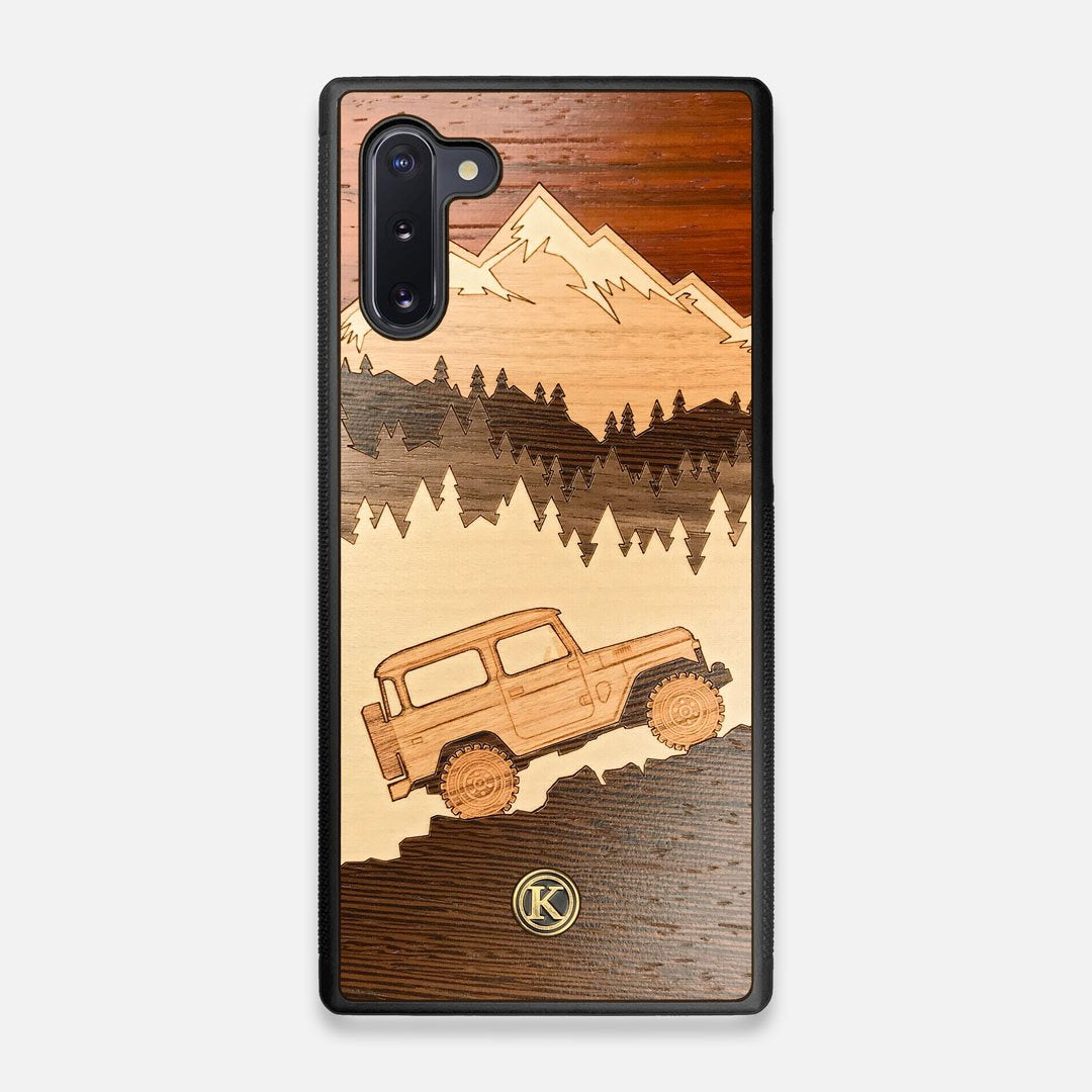 TPU/PC Sides of the Off-Road Wood Galaxy Note 10 Case by Keyway Designs