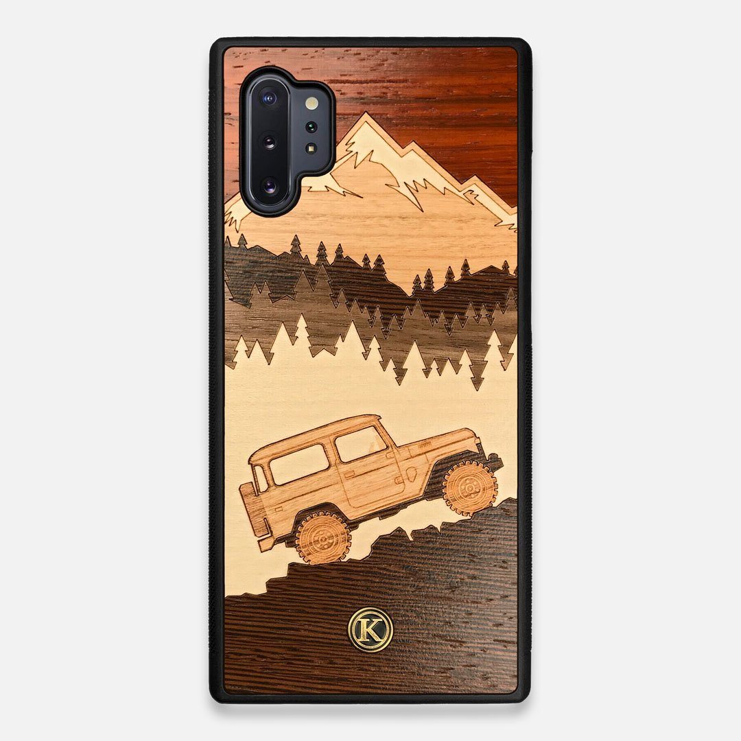 TPU/PC Sides of the Off-Road Wood Galaxy Note 10 Plus Case by Keyway Designs