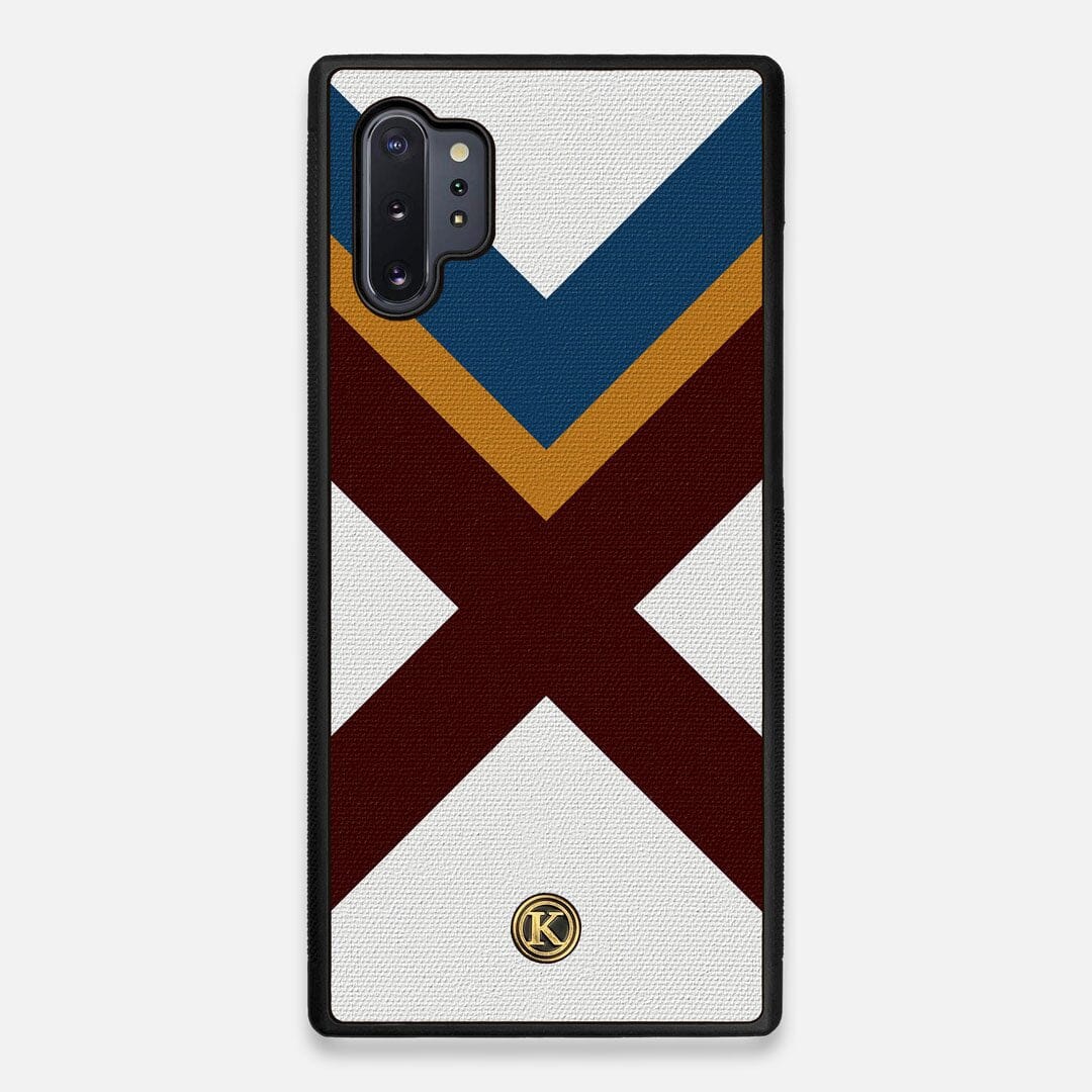 Front view of the Range Adventure Marker in the Wayfinder series UV-Printed thick cotton canvas Galaxy Note 10 Plus Case by Keyway Designs