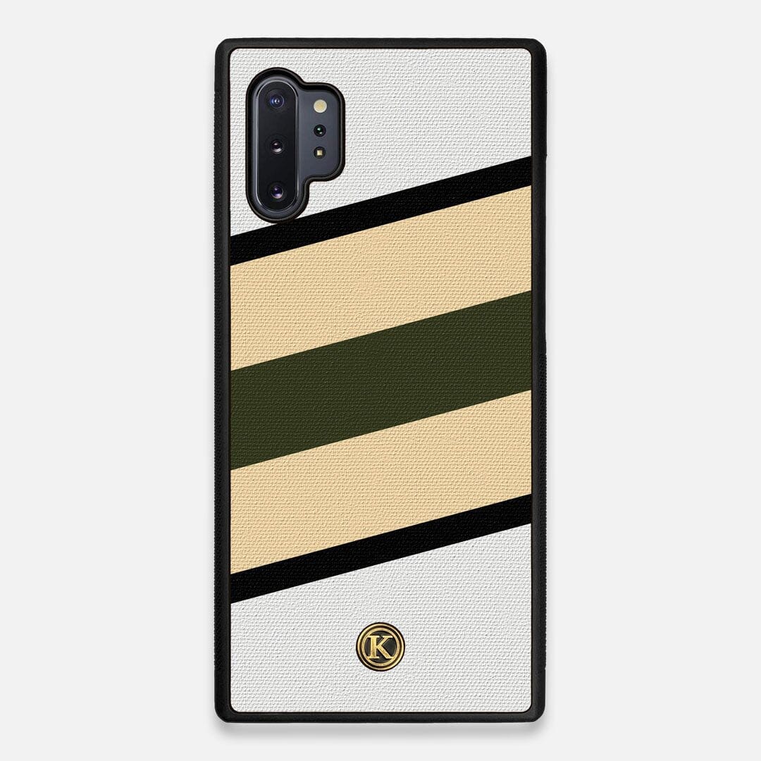 Front view of the Ridge Adventure Marker in the Wayfinder series UV-Printed thick cotton canvas Galaxy Note 10 Plus Case by Keyway Designs
