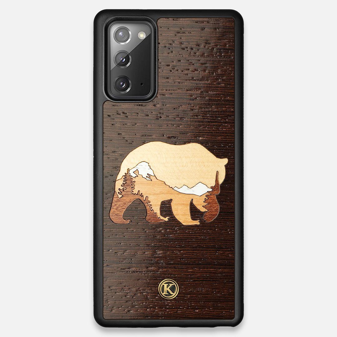 TPU/PC Sides of the Bear Mountain Wood Galaxy Note 20 Case by Keyway Designs