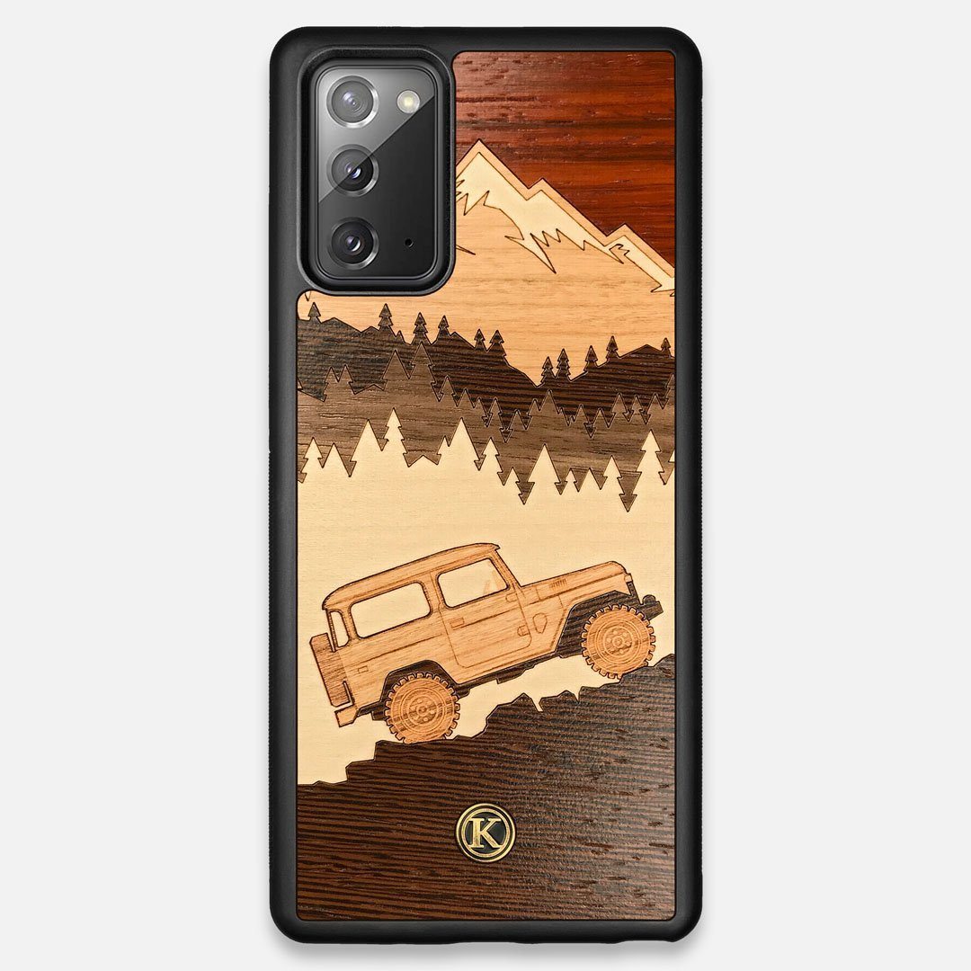 TPU/PC Sides of the Off-Road Wood Galaxy Note 20 Case by Keyway Designs