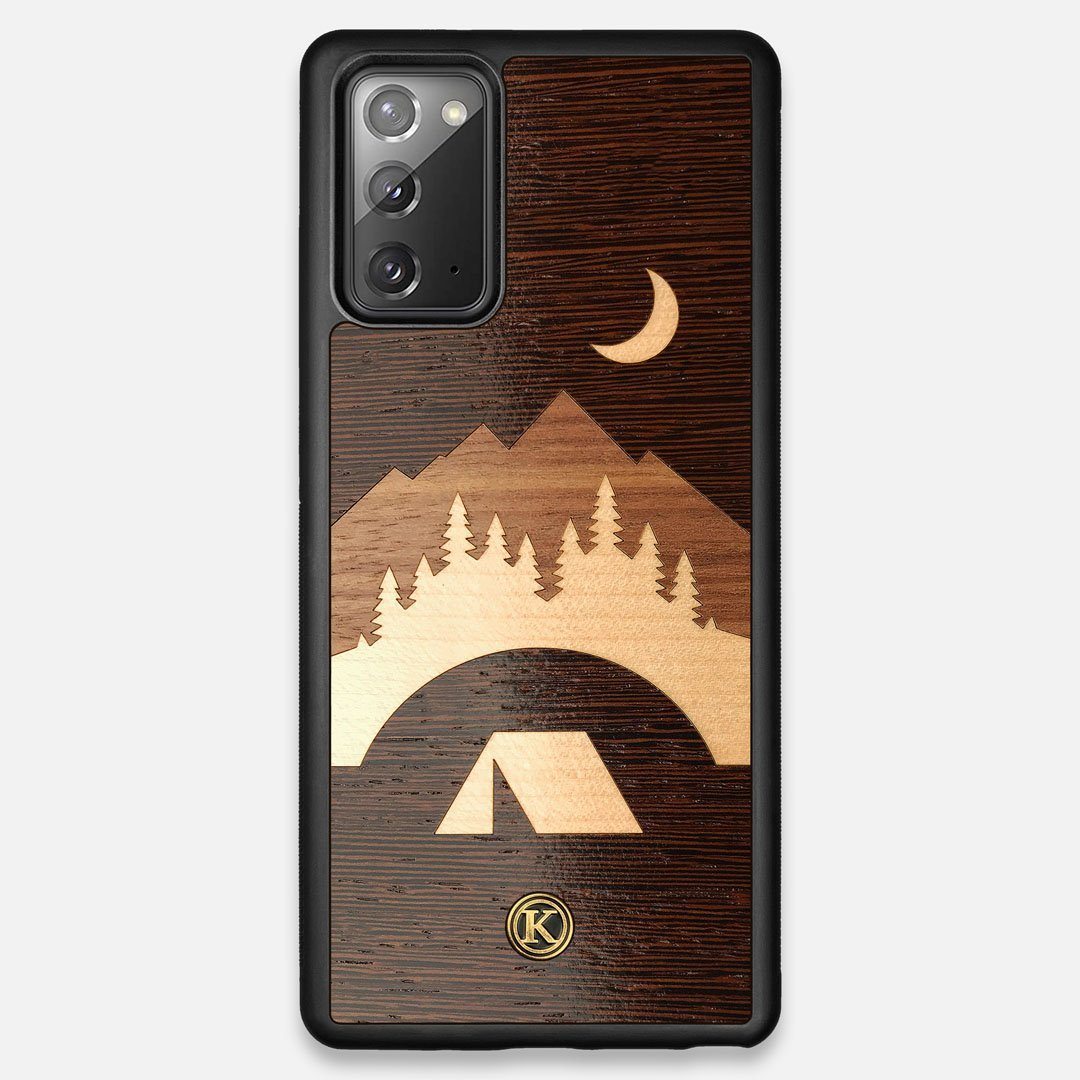 Front view of the Wilderness Wenge Wood Galaxy Note 20 Case by Keyway Designs