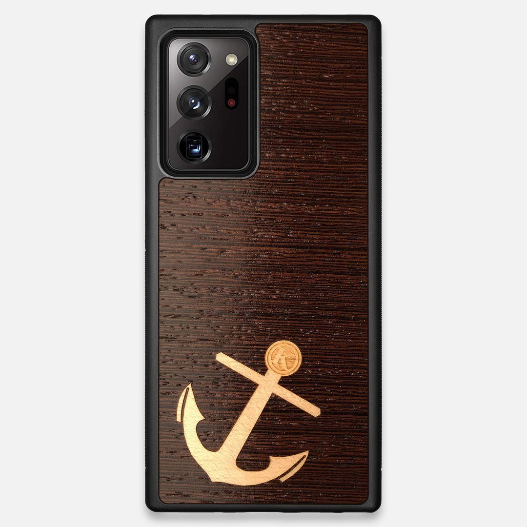 Front view of the Wilderness Wenge Wood Galaxy Note 20 Ultra Case by Keyway Designs