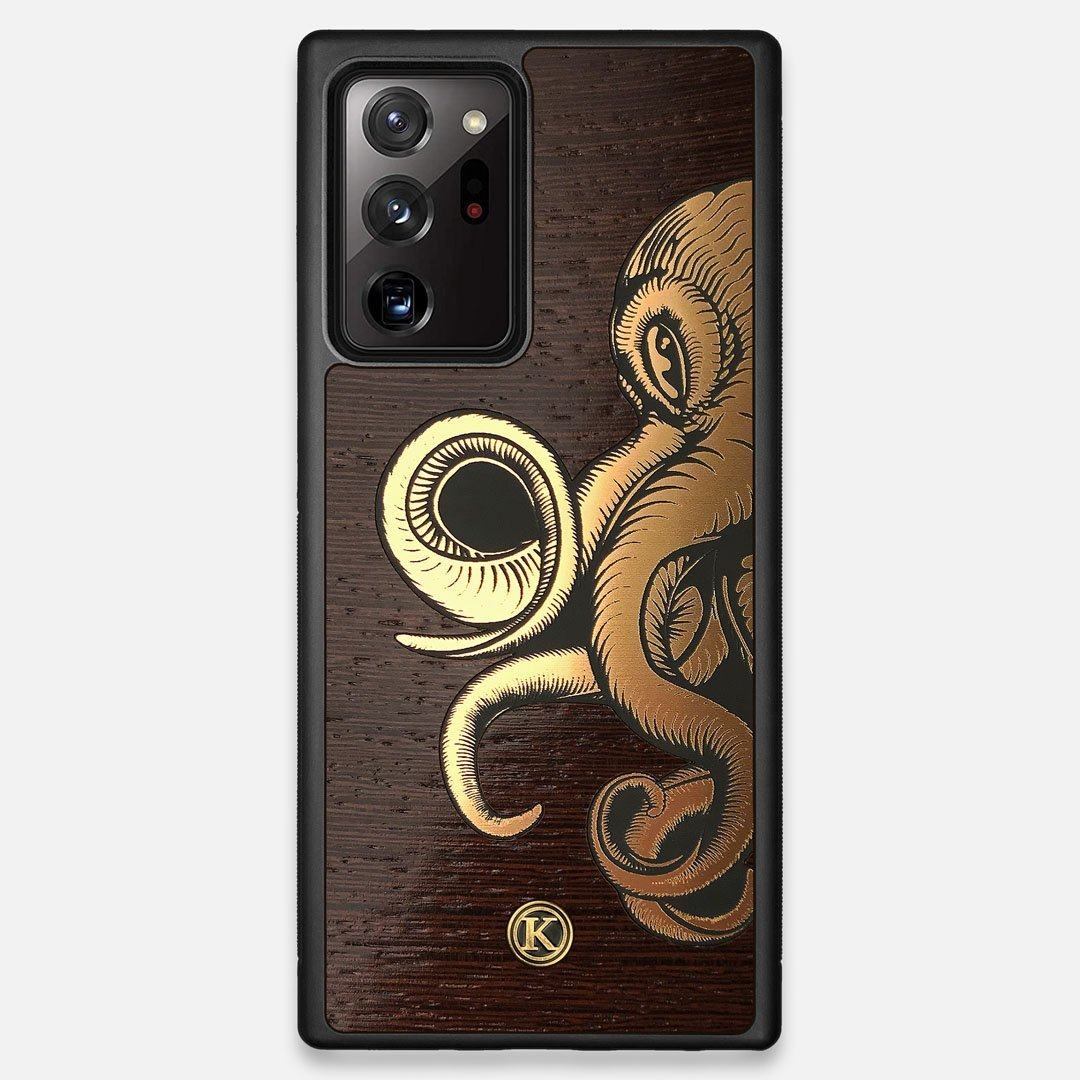 TPU/PC Sides of the classic Camera, silver metallic and wood Galaxy Note 20 Ultra Case by Keyway Designs