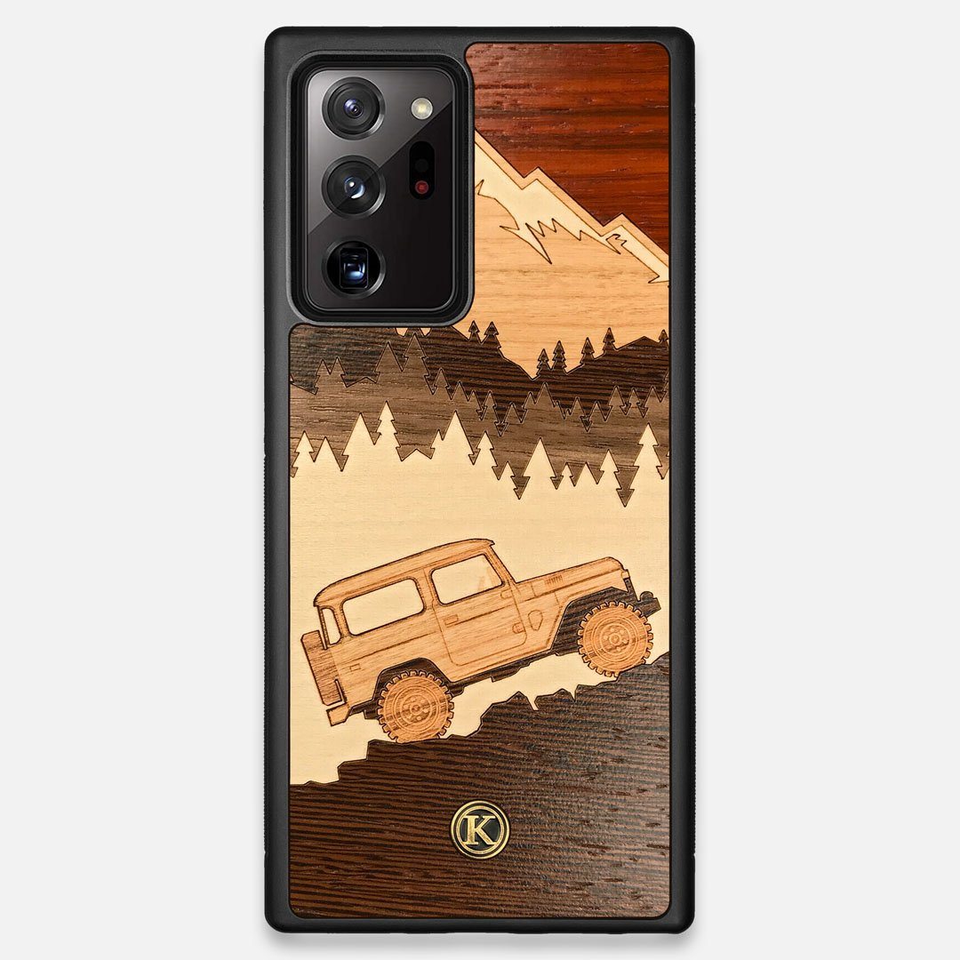 TPU/PC Sides of the Off-Road Wood Galaxy Note 20 Ultra Case by Keyway Designs