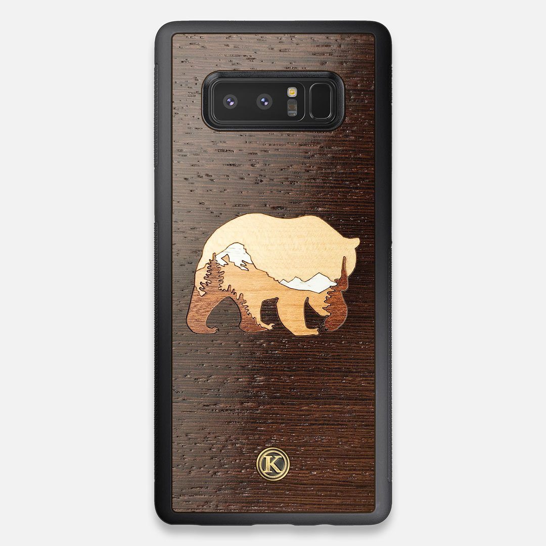TPU/PC Sides of the Bear Mountain Wood Galaxy Note 8 Case by Keyway Designs