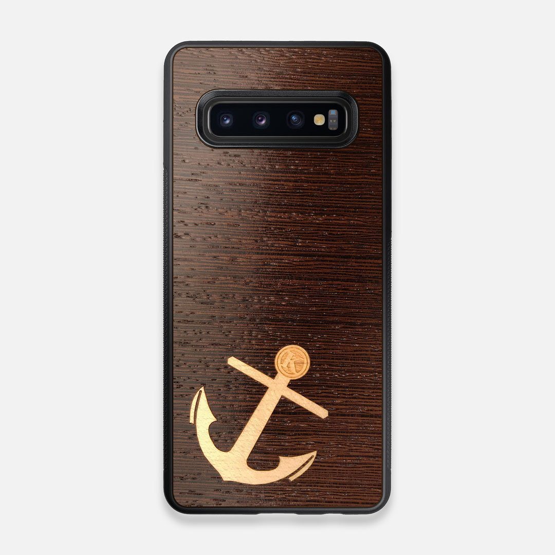 Front view of the Wilderness Wenge Wood Galaxy S10 Case by Keyway Designs