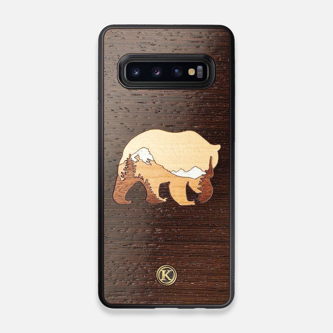 TPU/PC Sides of the Bear Mountain Wood Galaxy S10 Case by Keyway Designs